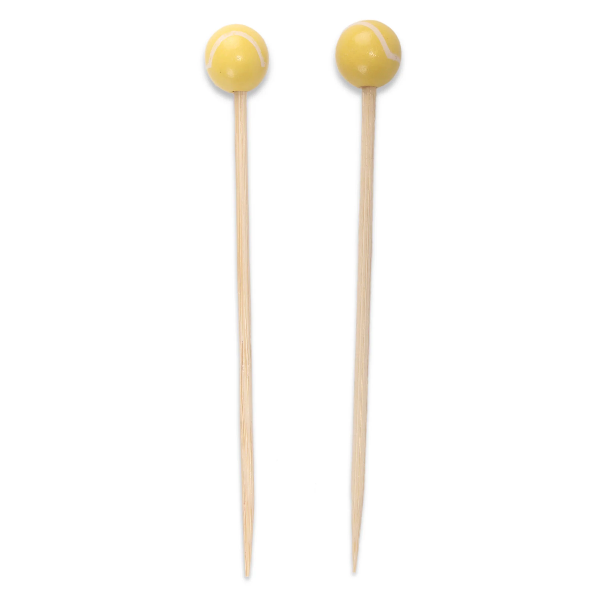 Sports Ball Bamboo Food Picks - Image 13
