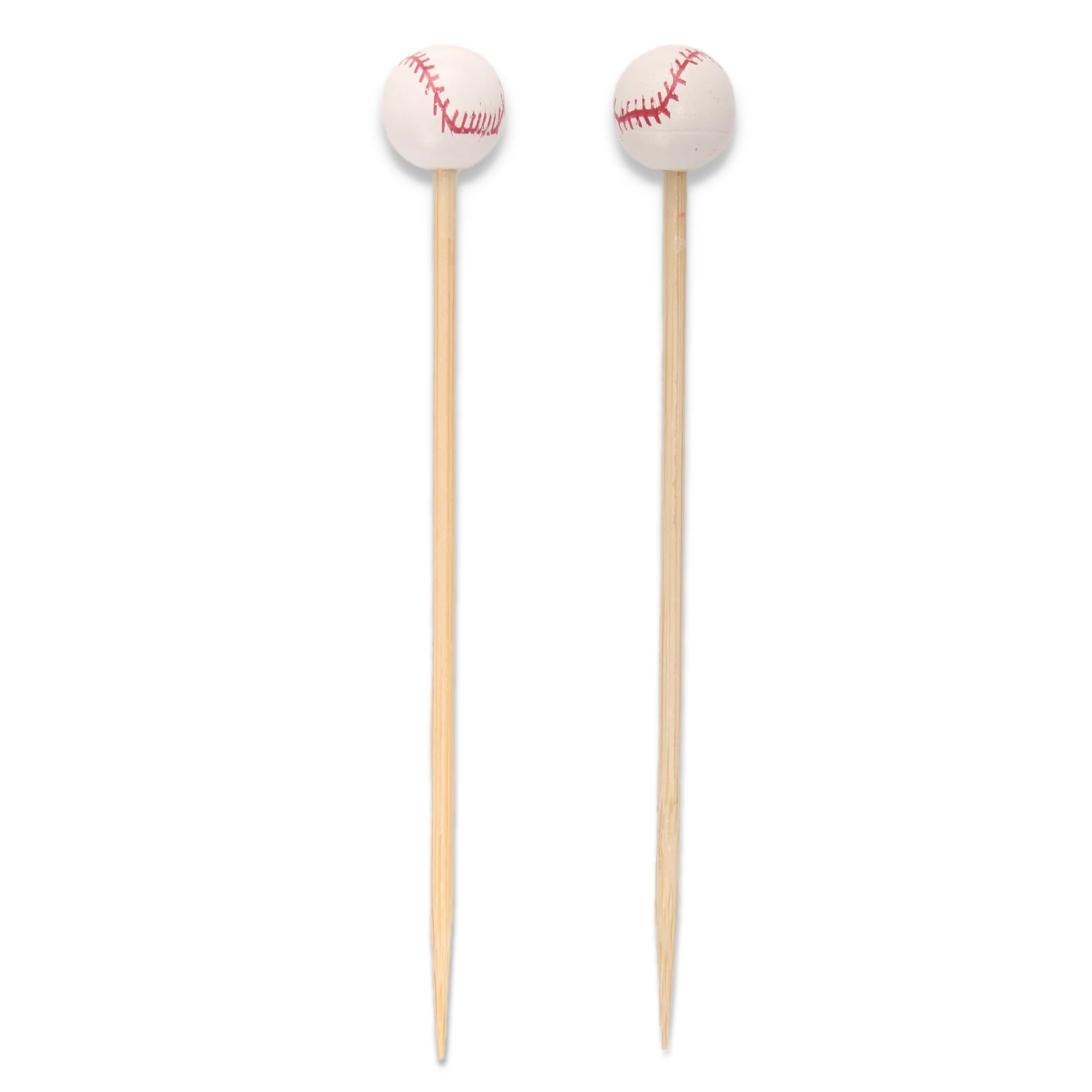 Sports Ball Bamboo Food Picks - Image 14