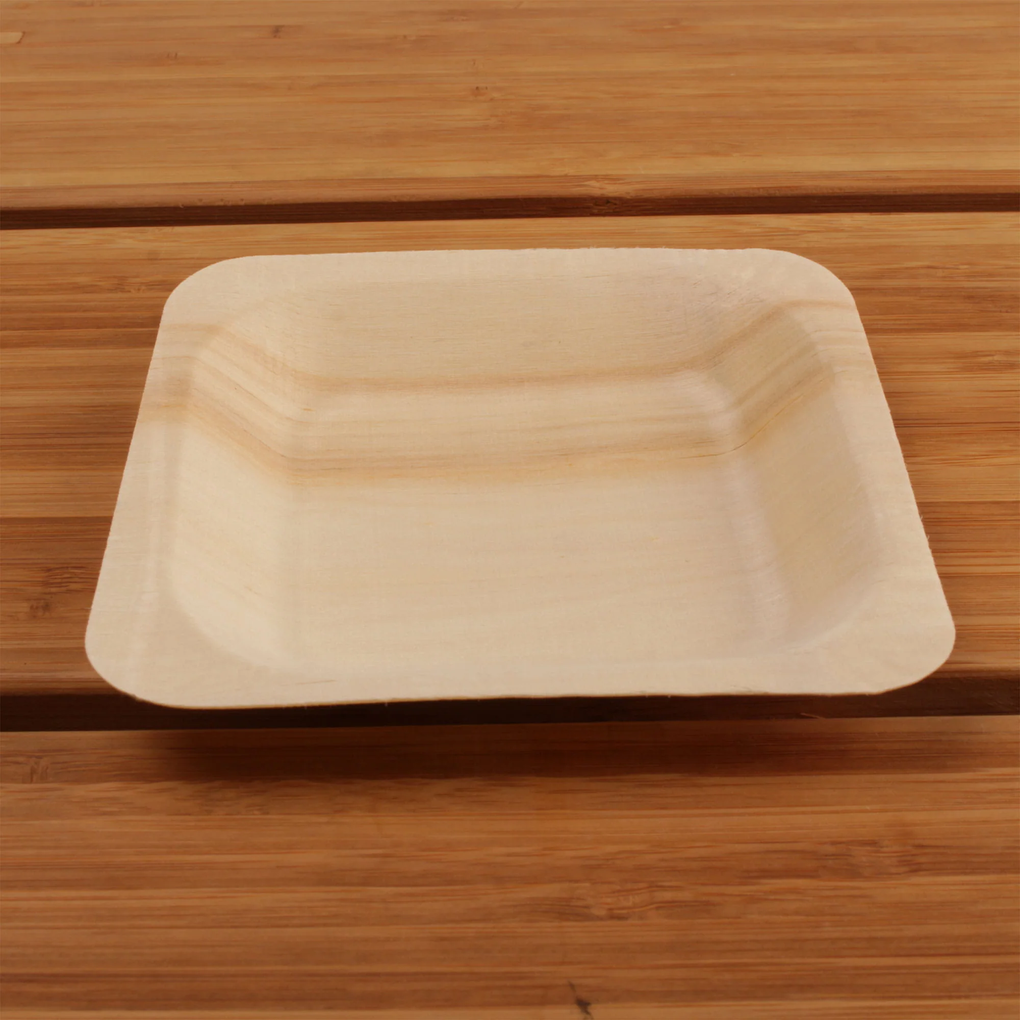 Wood Square Plates - Image 2