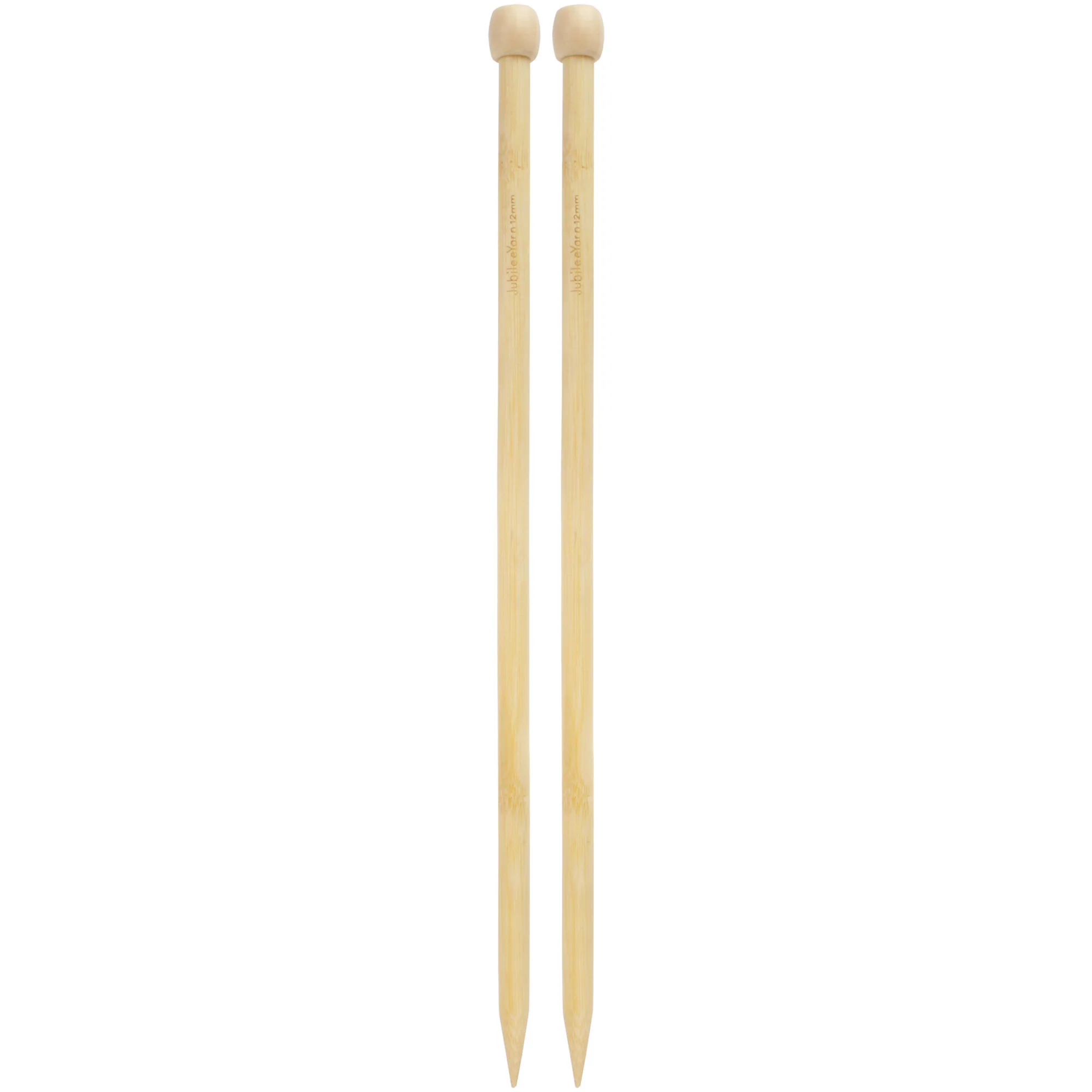 12.5" Single Point Bamboo Knitting Needles - Image 9
