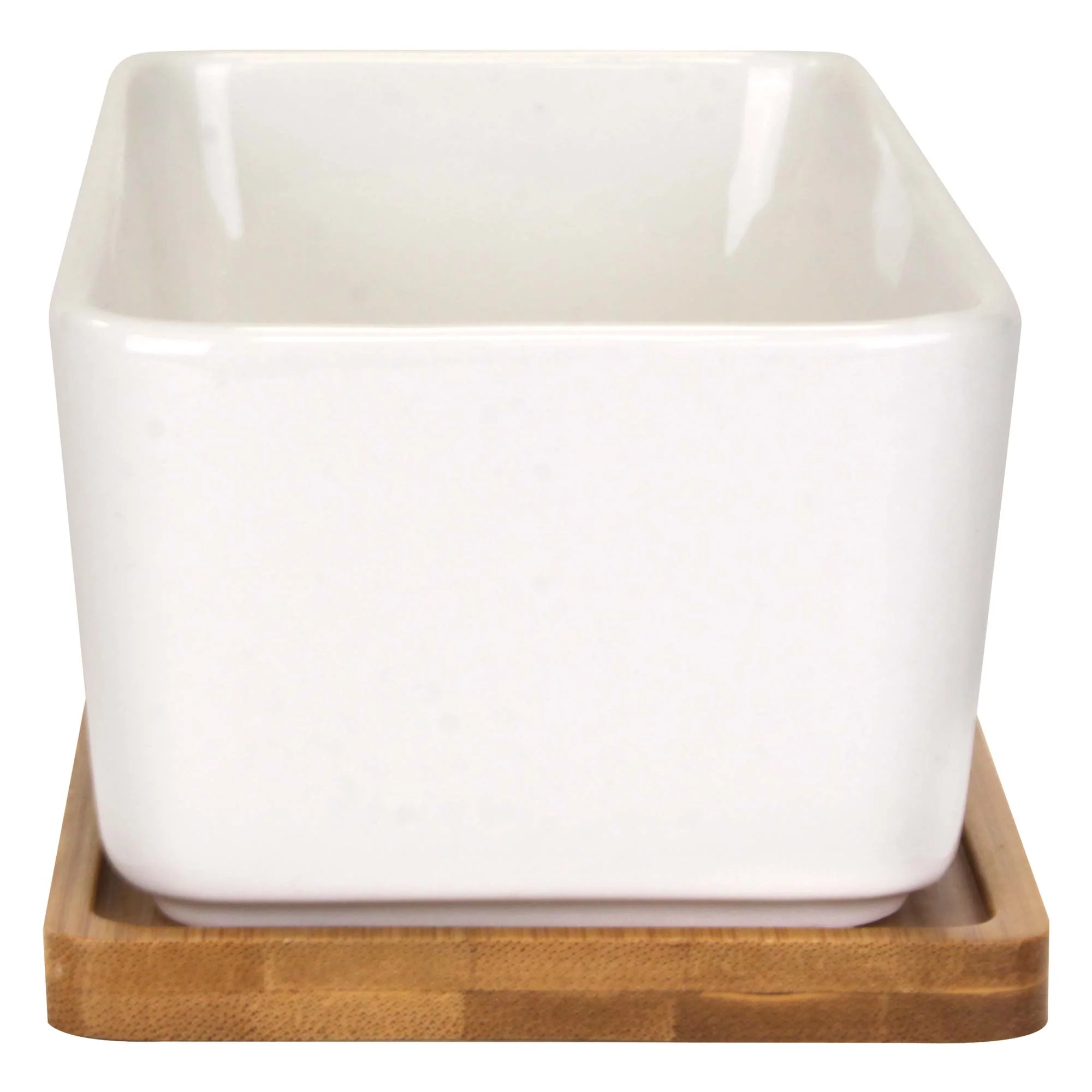 Rectangle Succulent Plant Pots with Tray - Image 8