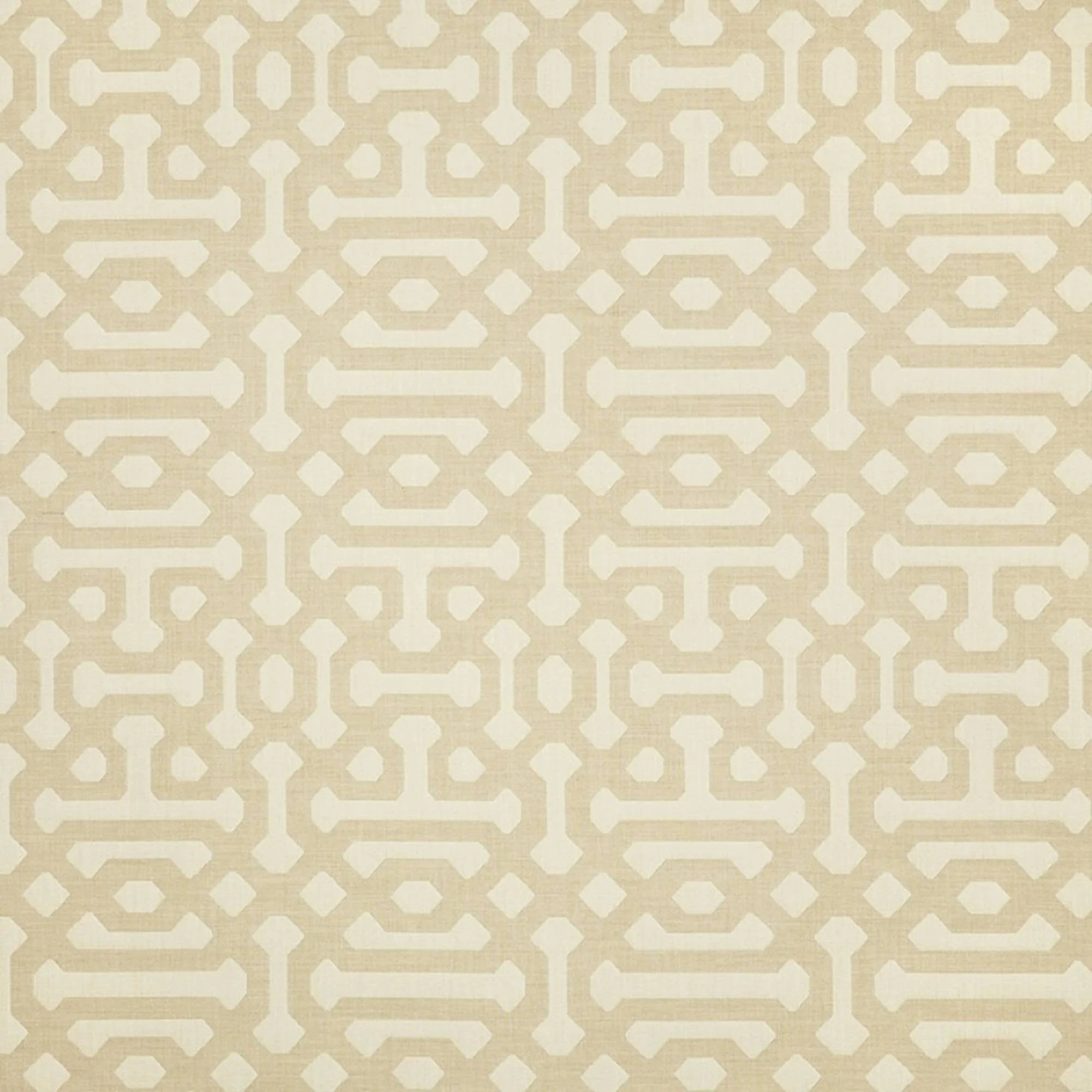 Fretwork Flax Sunbrella Upholstery Fabric