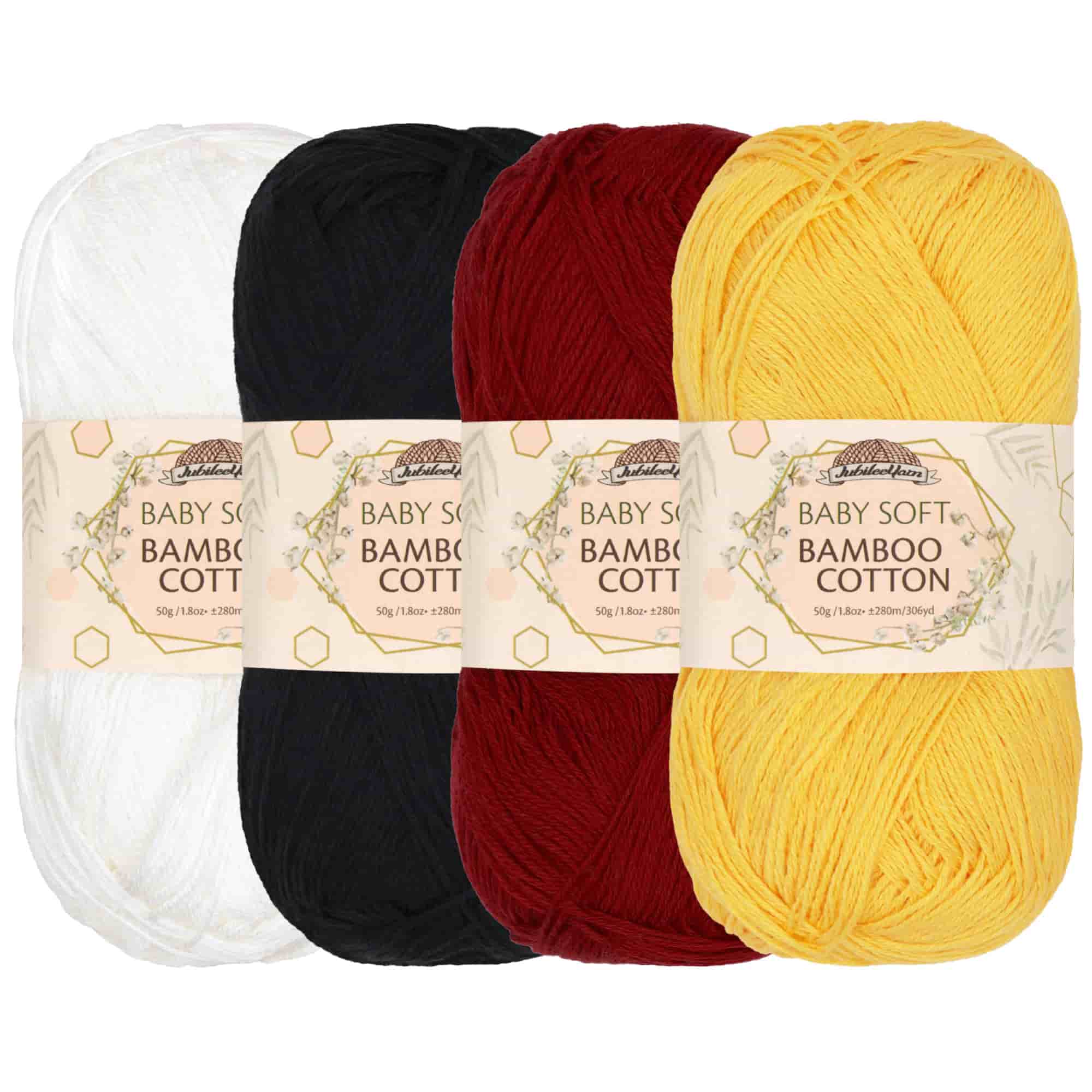 Baby Soft Bamboo Cotton Yarn: 1 Skein Packs - Image 63