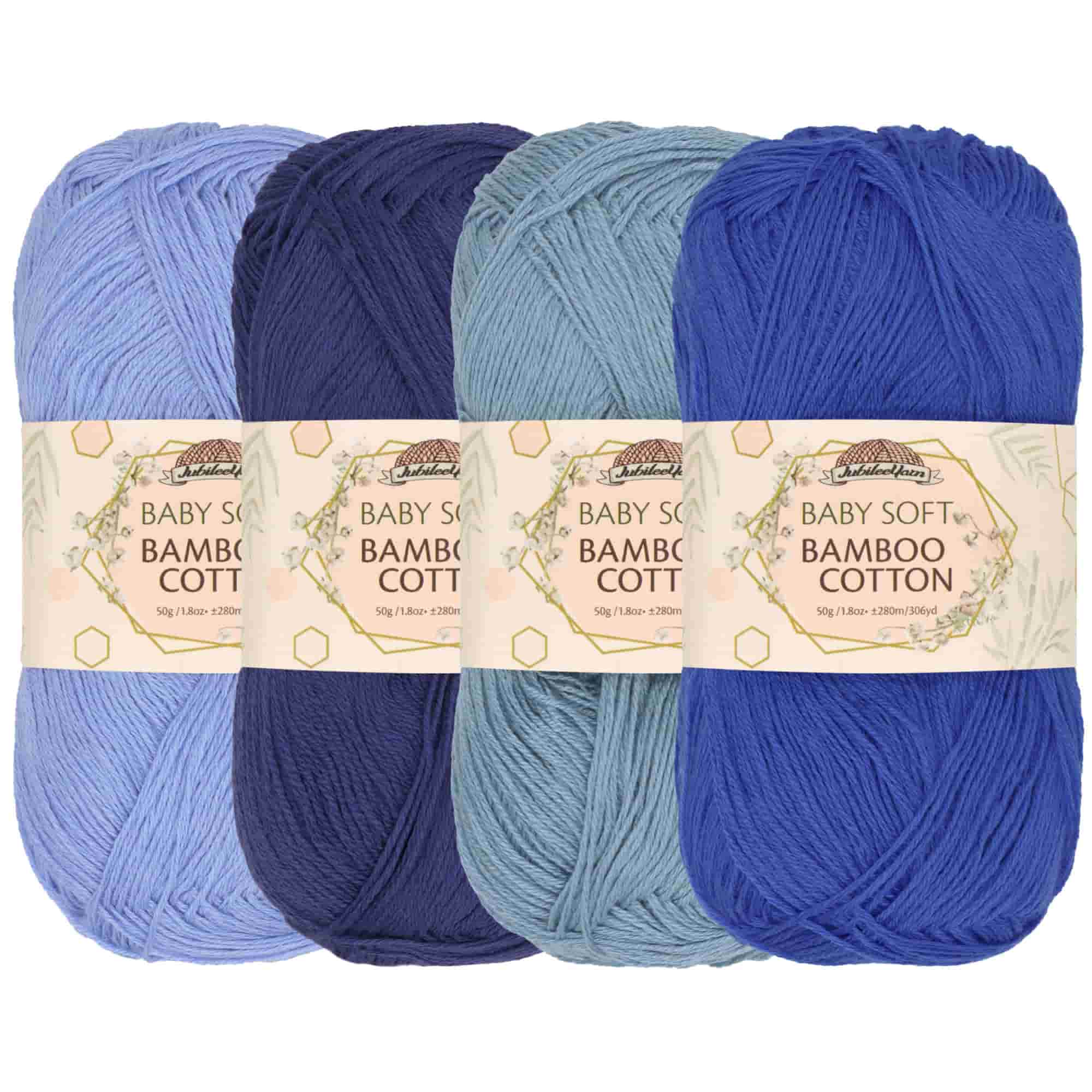 Baby Soft Bamboo Cotton Yarn: 1 Skein Packs - Image 67