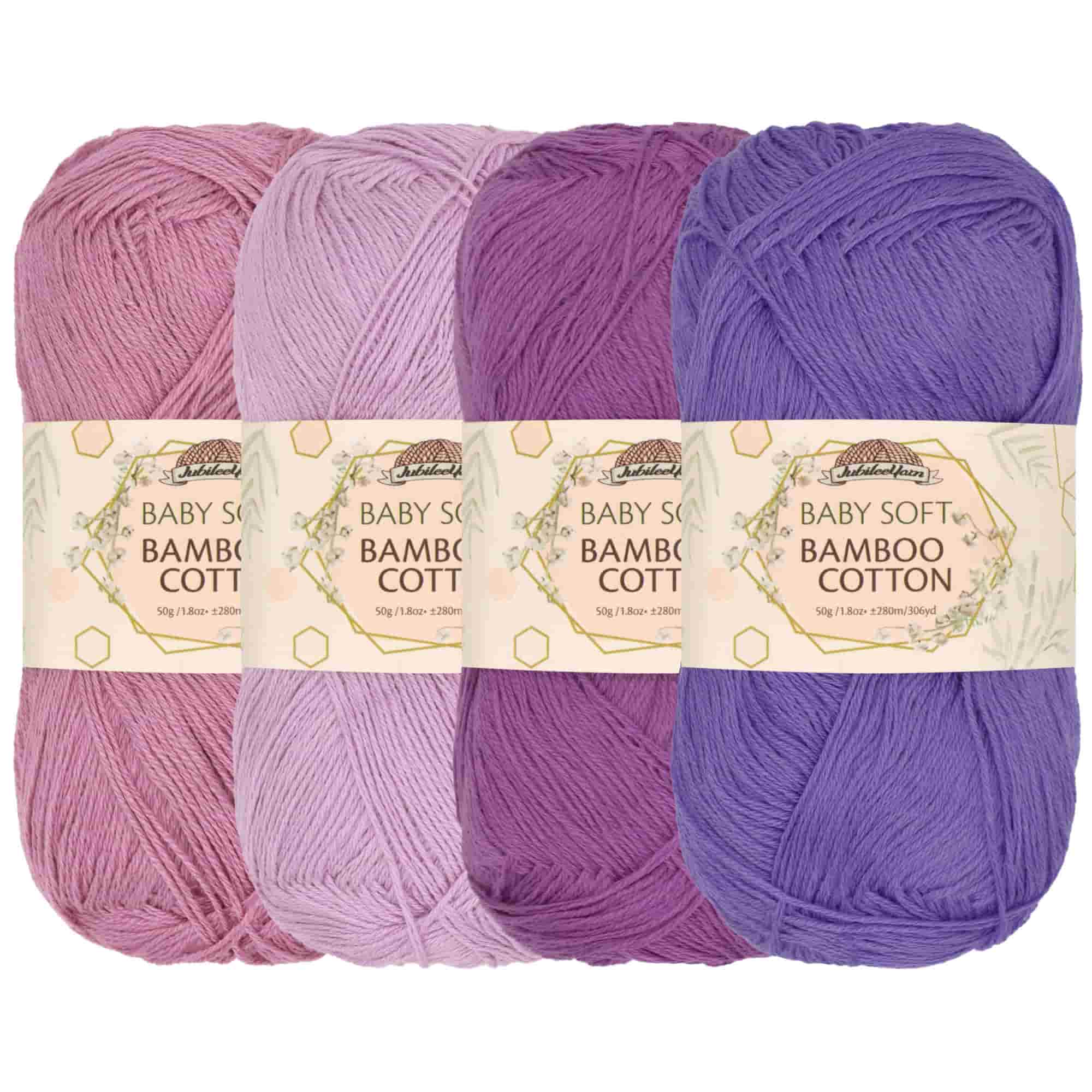 Baby Soft Bamboo Cotton Yarn: 1 Skein Packs - Image 69