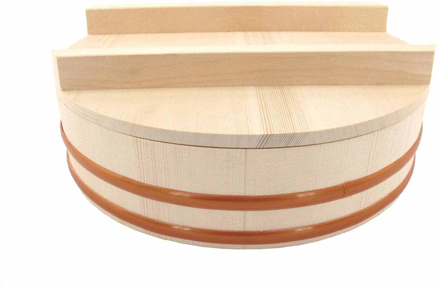 19pc Sushi Oke Tub with Lid Hangiri Sushi Making Set - Image 8