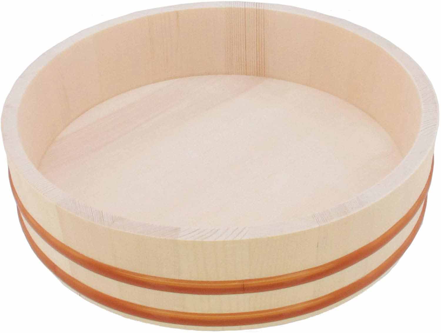 19pc Sushi Oke Tub with Lid Hangiri Sushi Making Set - Image 9
