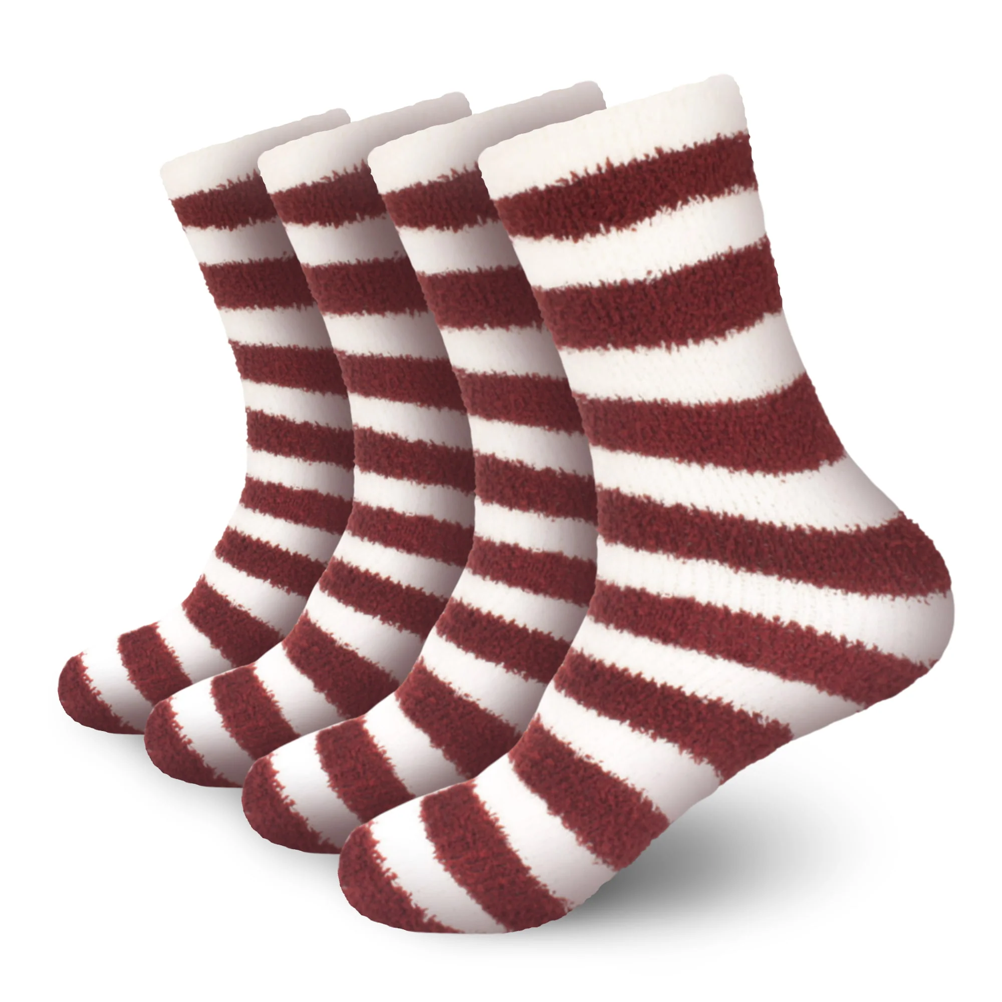 Team Spirit Striped Fuzzy Socks - Image 21
