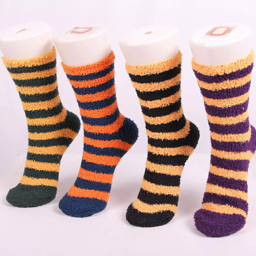 Team Spirit Striped Fuzzy Socks - Image 6