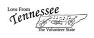 Bamboo Back Scratcher Shoe Horn Bongers With Love Series of States, Tennessee