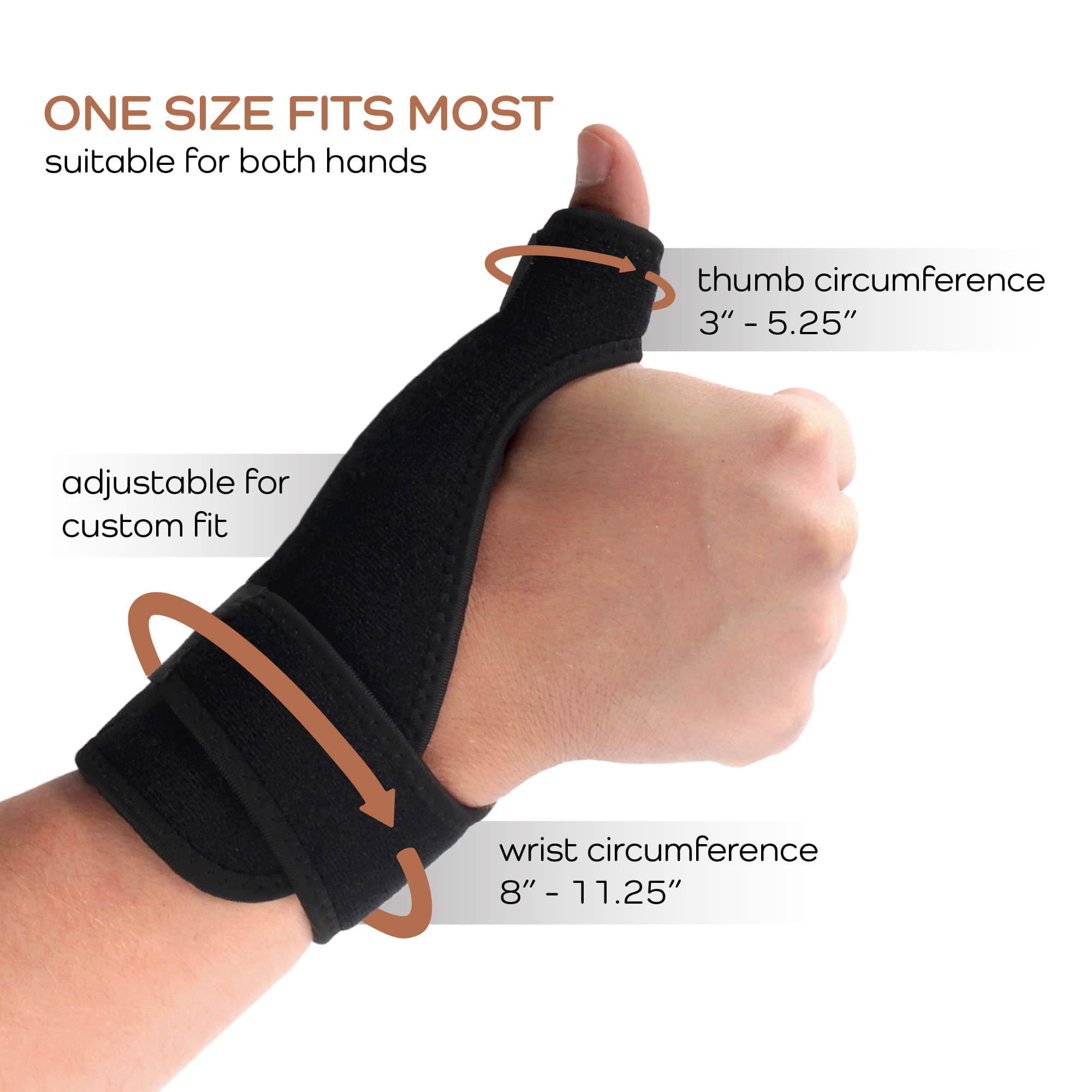 Copper D Thumb Brace with Copper - Image 3