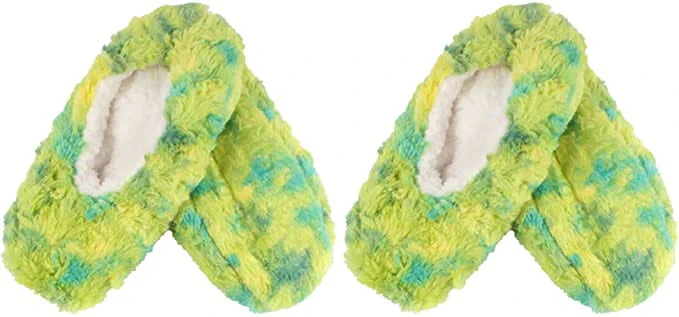 Adult Tie-Dye Non-Slip Lined Slippers: 2 Pairs - Image 5