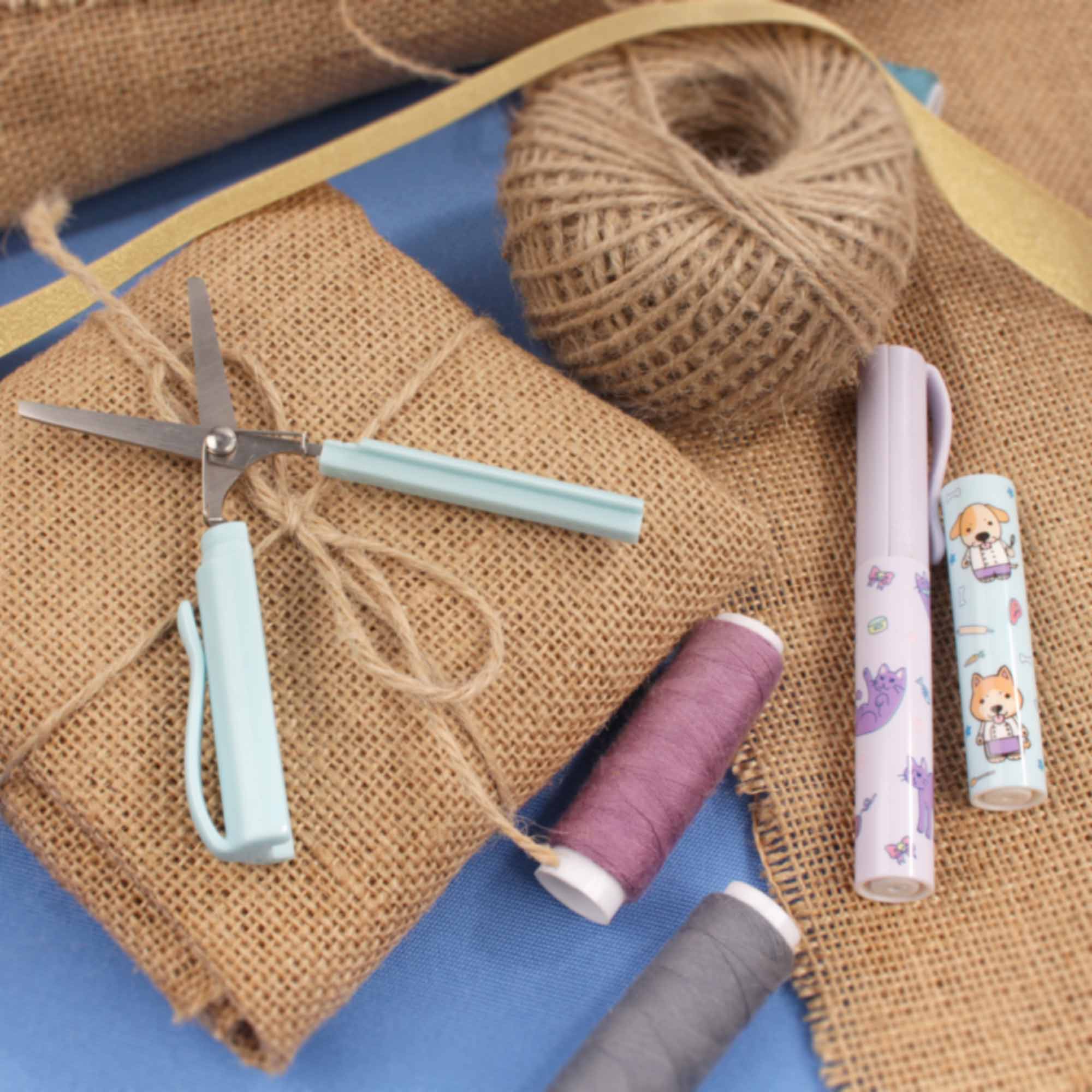 Titanium Softgrip Scissors Set with Mini Pen Scissors - Image 2