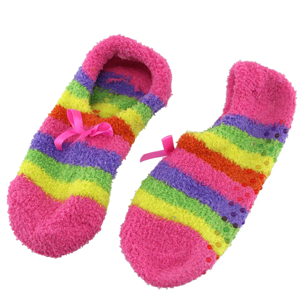 Women's Non-Slip Travel Footsie Slipper: 3 Pairs - Image 19