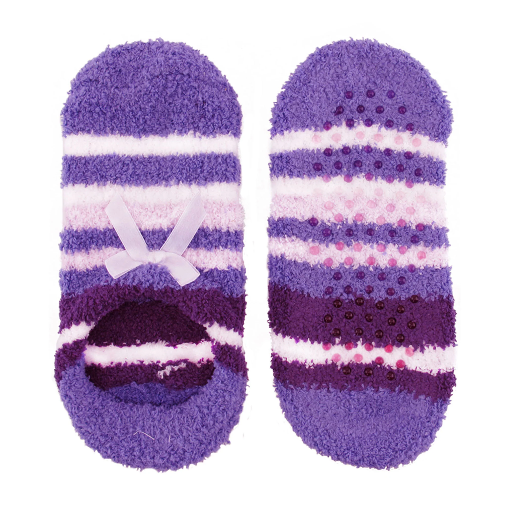 Women's Non-Slip Travel Footsie Slipper: 3 Pairs - Image 20