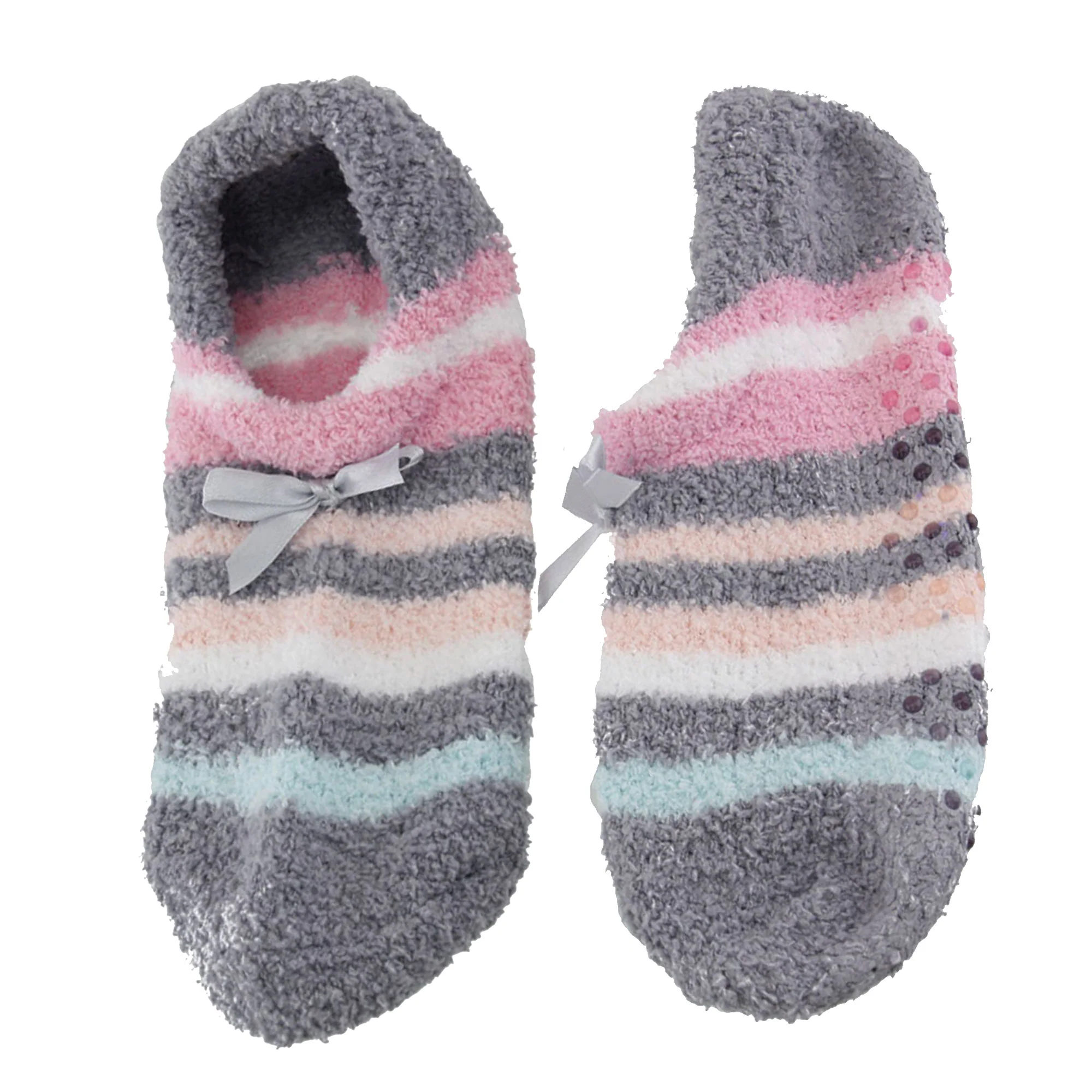 Women's Non-Slip Travel Footsie Slipper: 3 Pairs - Image 21