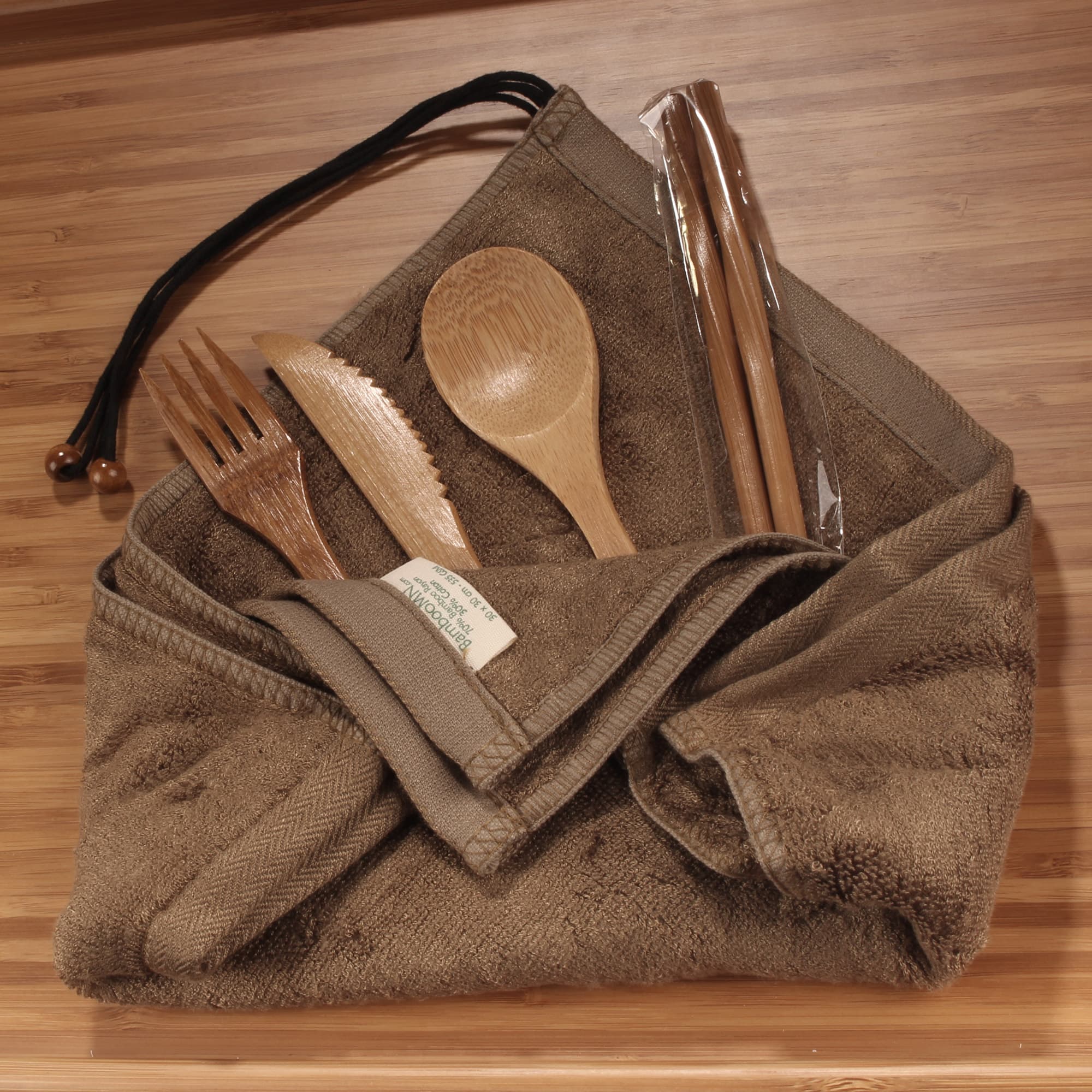 Travel Utensils in Washcloth Sets - Image 12