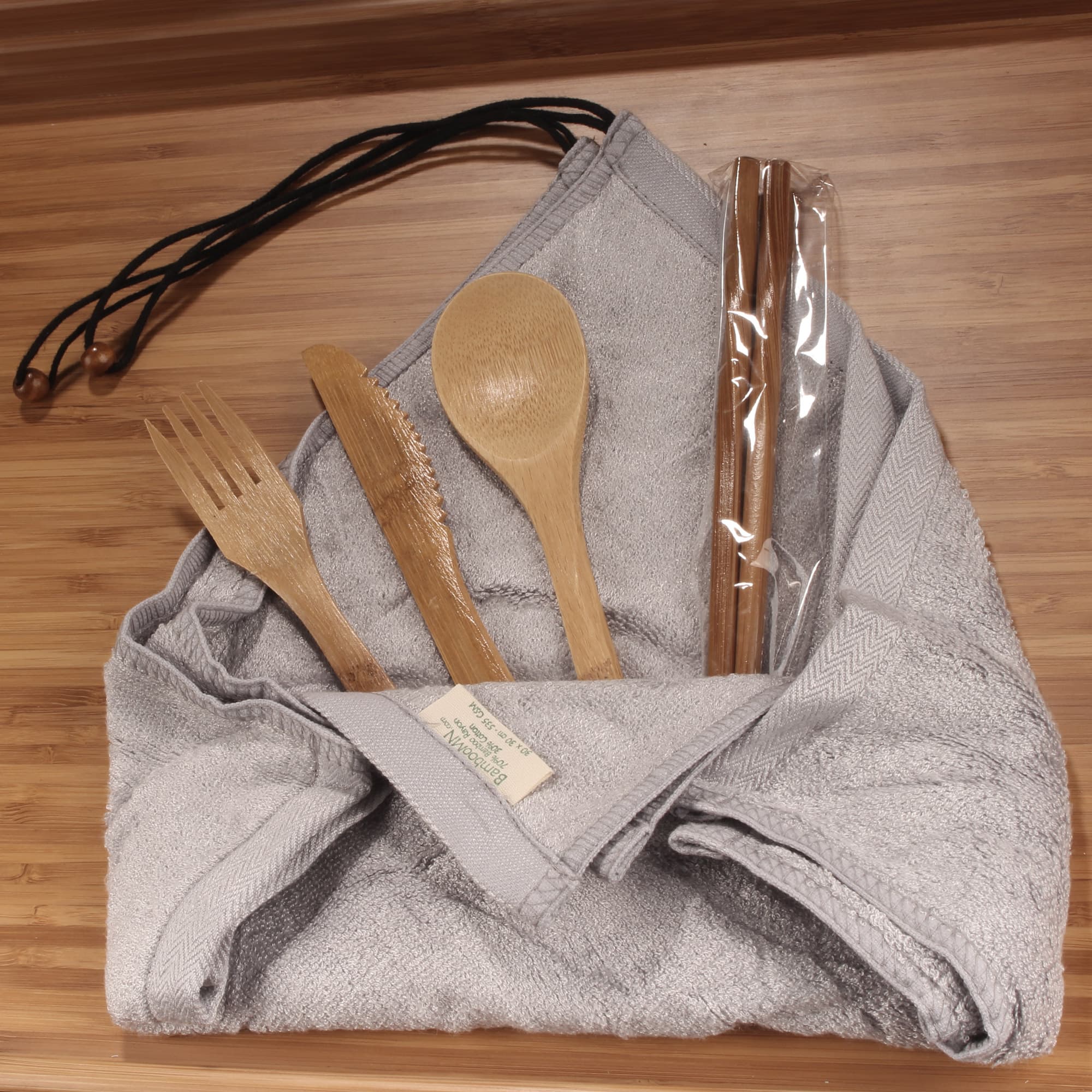 Travel Utensils in Washcloth Sets - Image 13