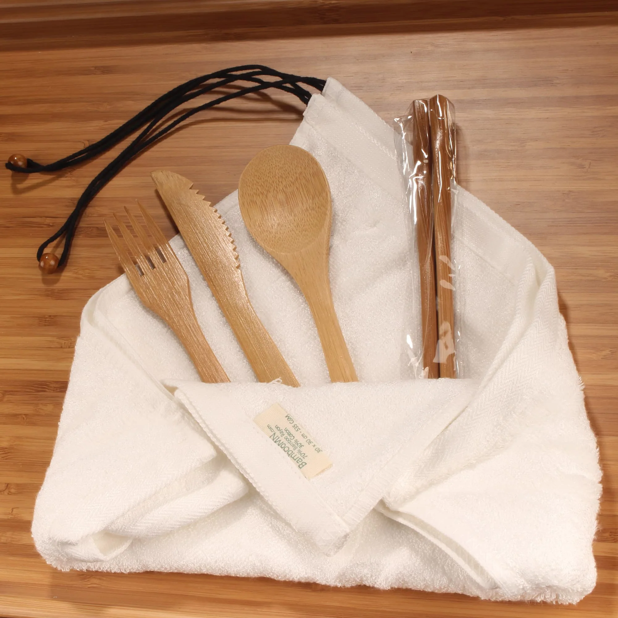 Travel Utensils in Washcloth Sets - Image 14