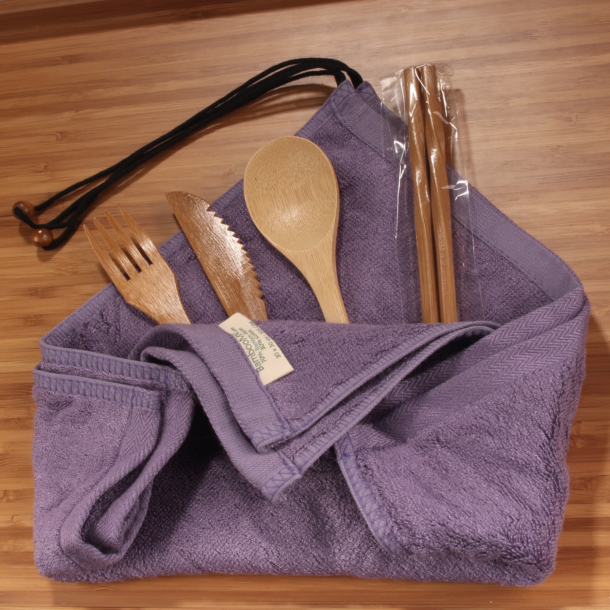 Travel Utensils in Washcloth Sets - Image 16
