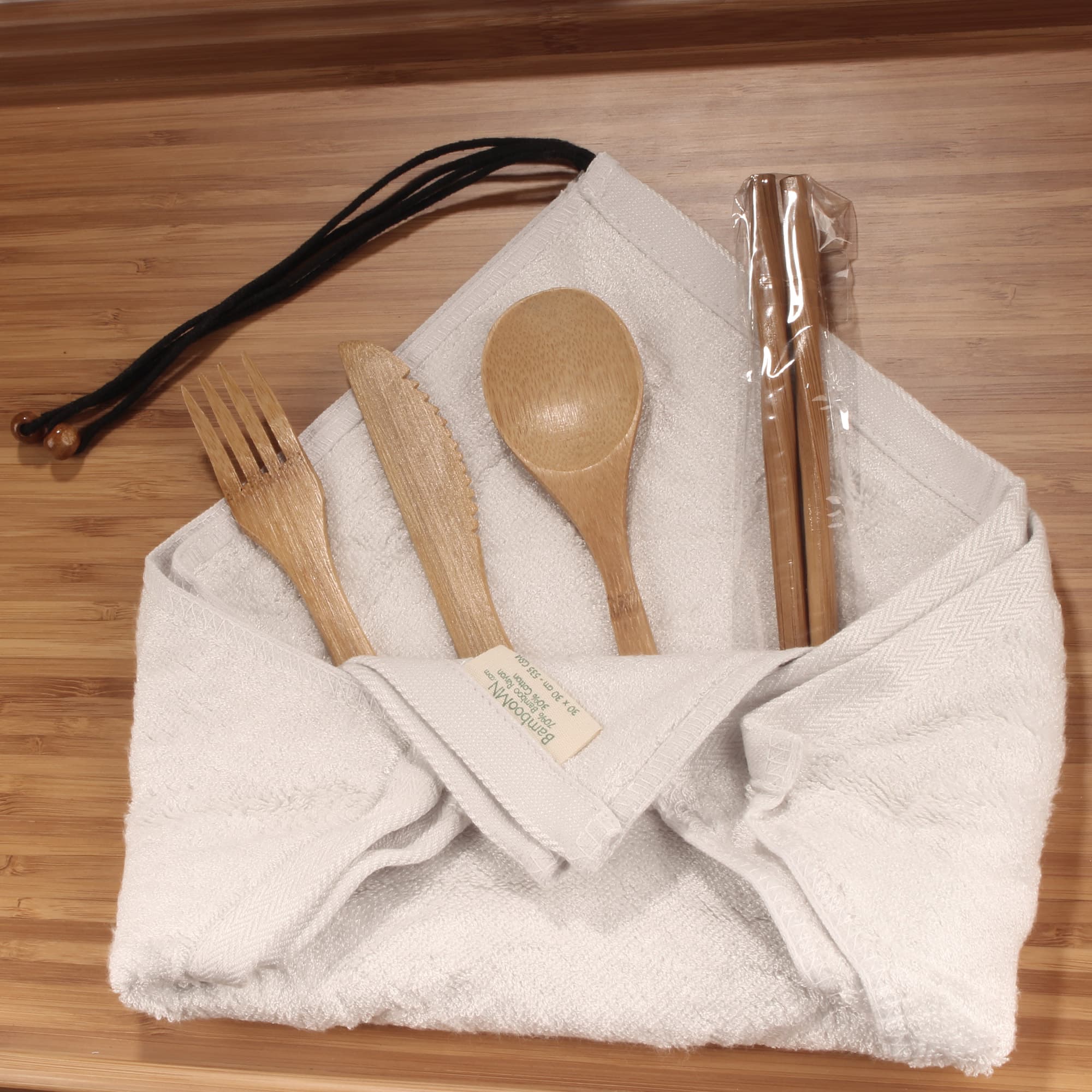 Travel Utensils in Washcloth Sets - Image 17