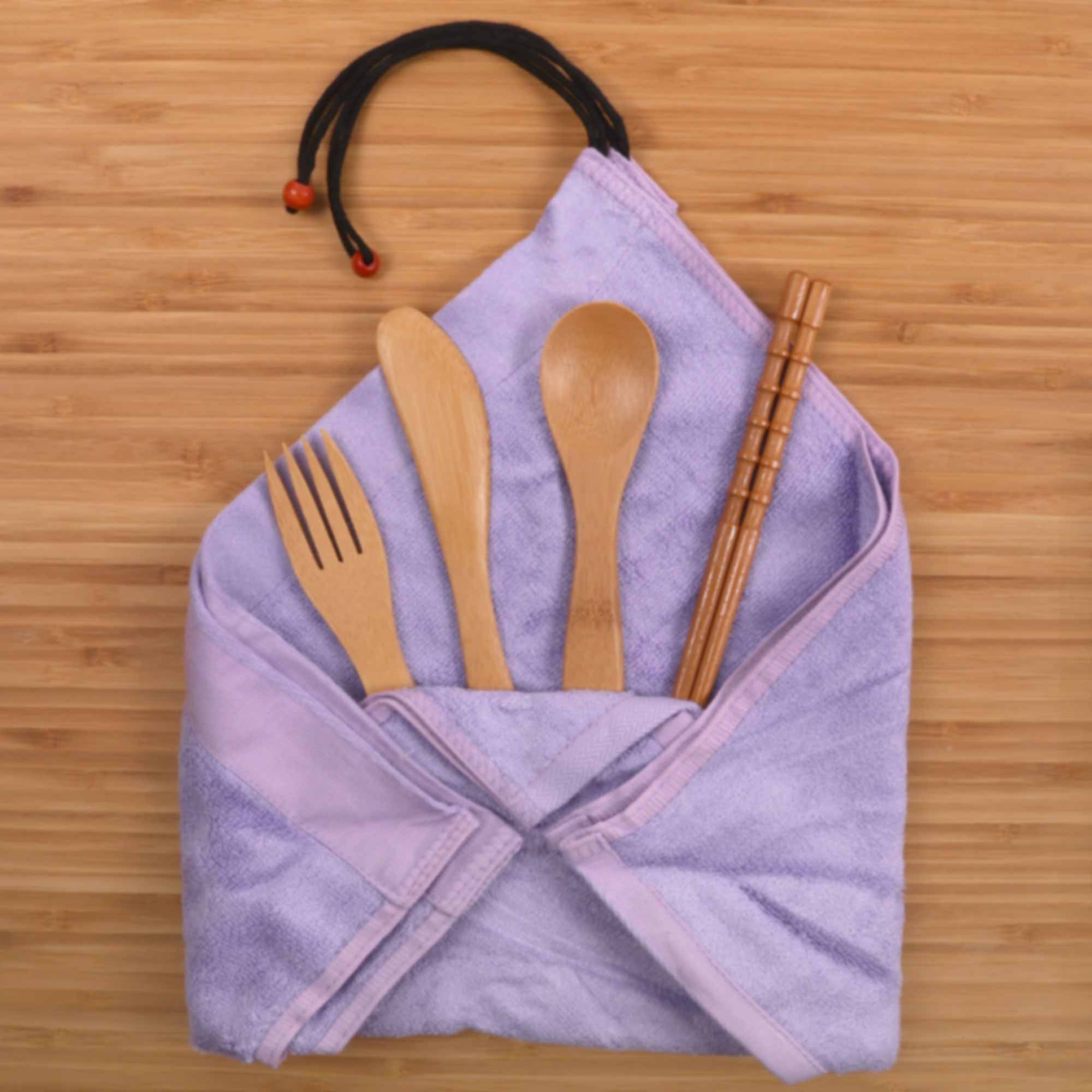 Travel Utensils in Washcloth Sets - Image 20