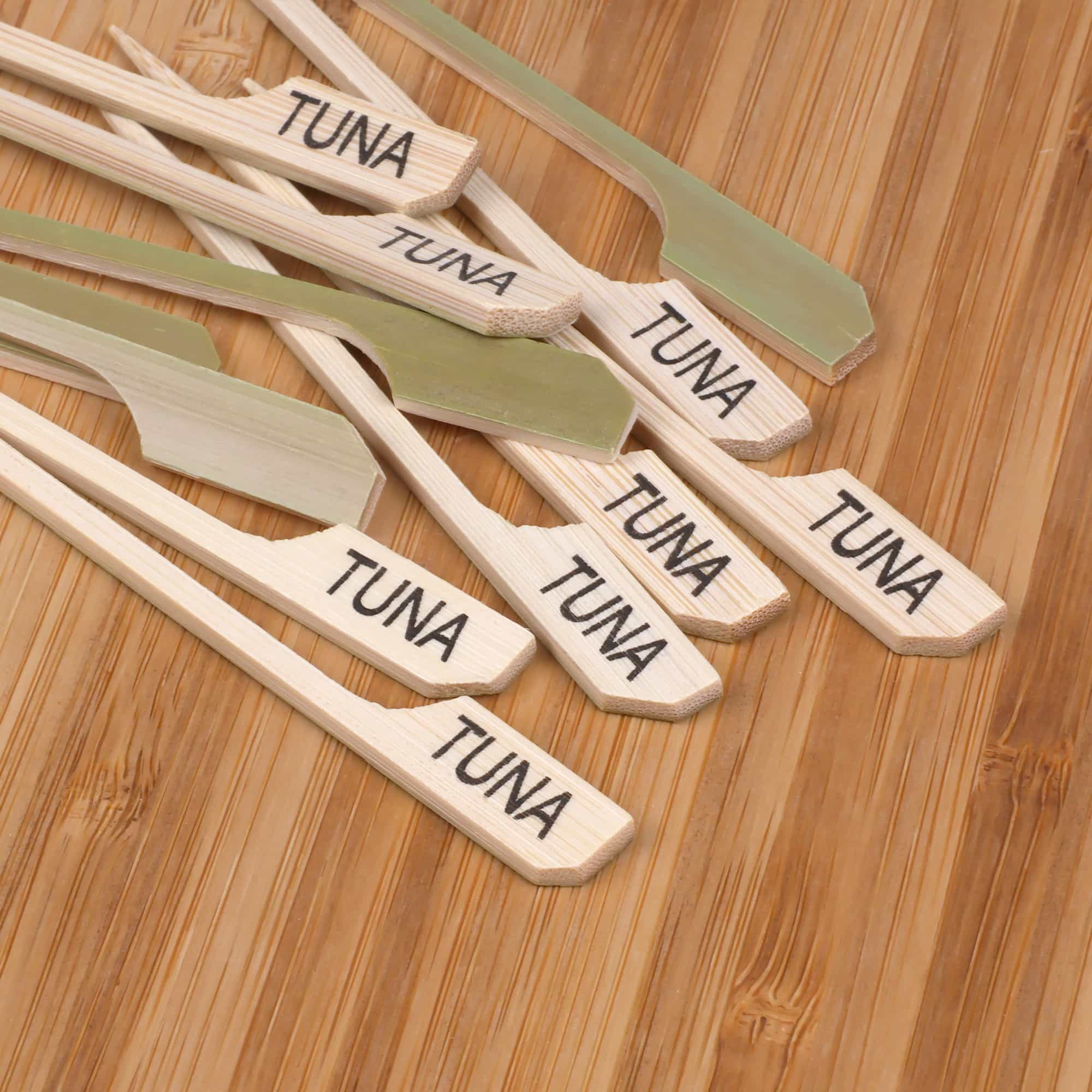 Tuna Paddle Bamboo Food Picks - Image 4