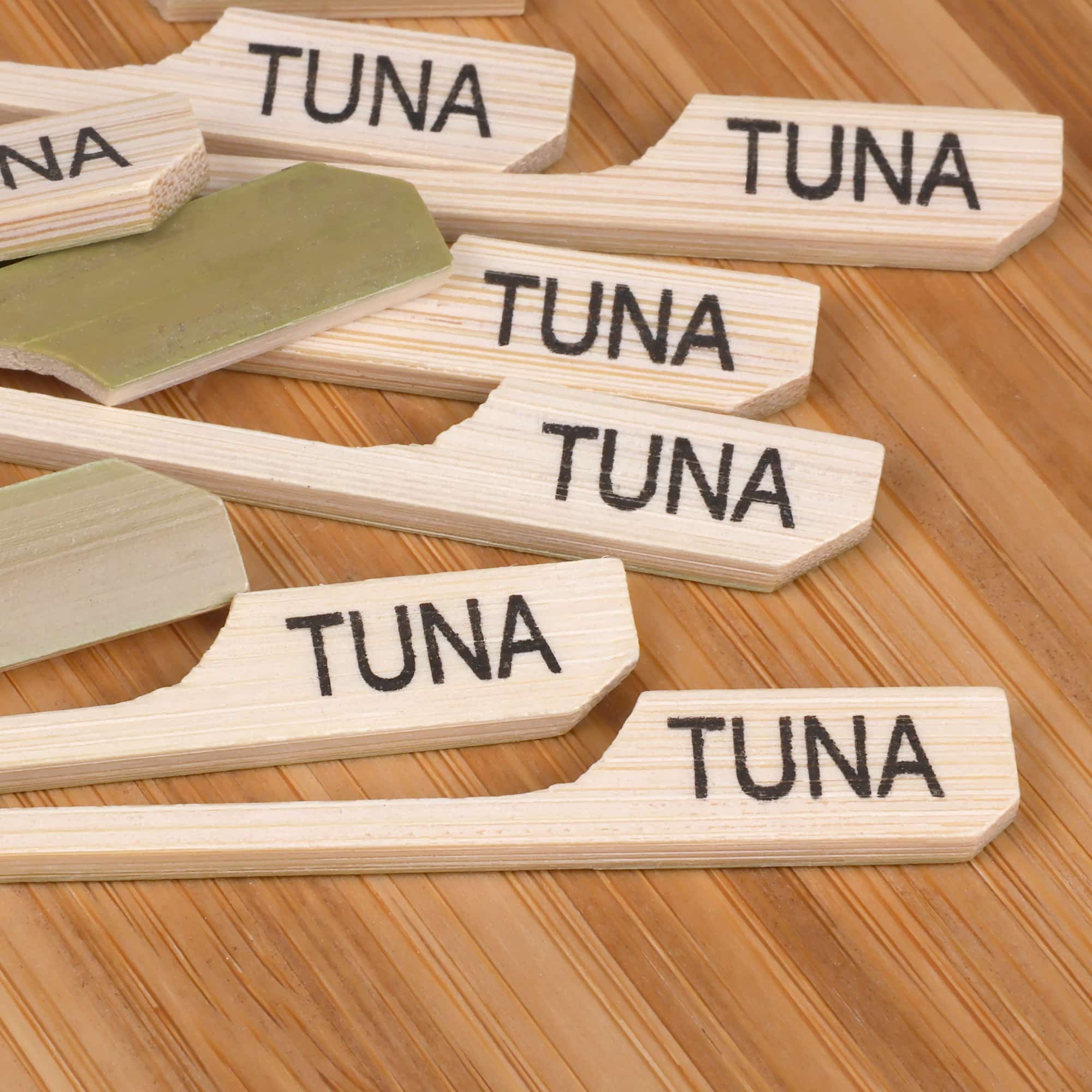 Tuna Paddle Bamboo Food Picks - Image 5