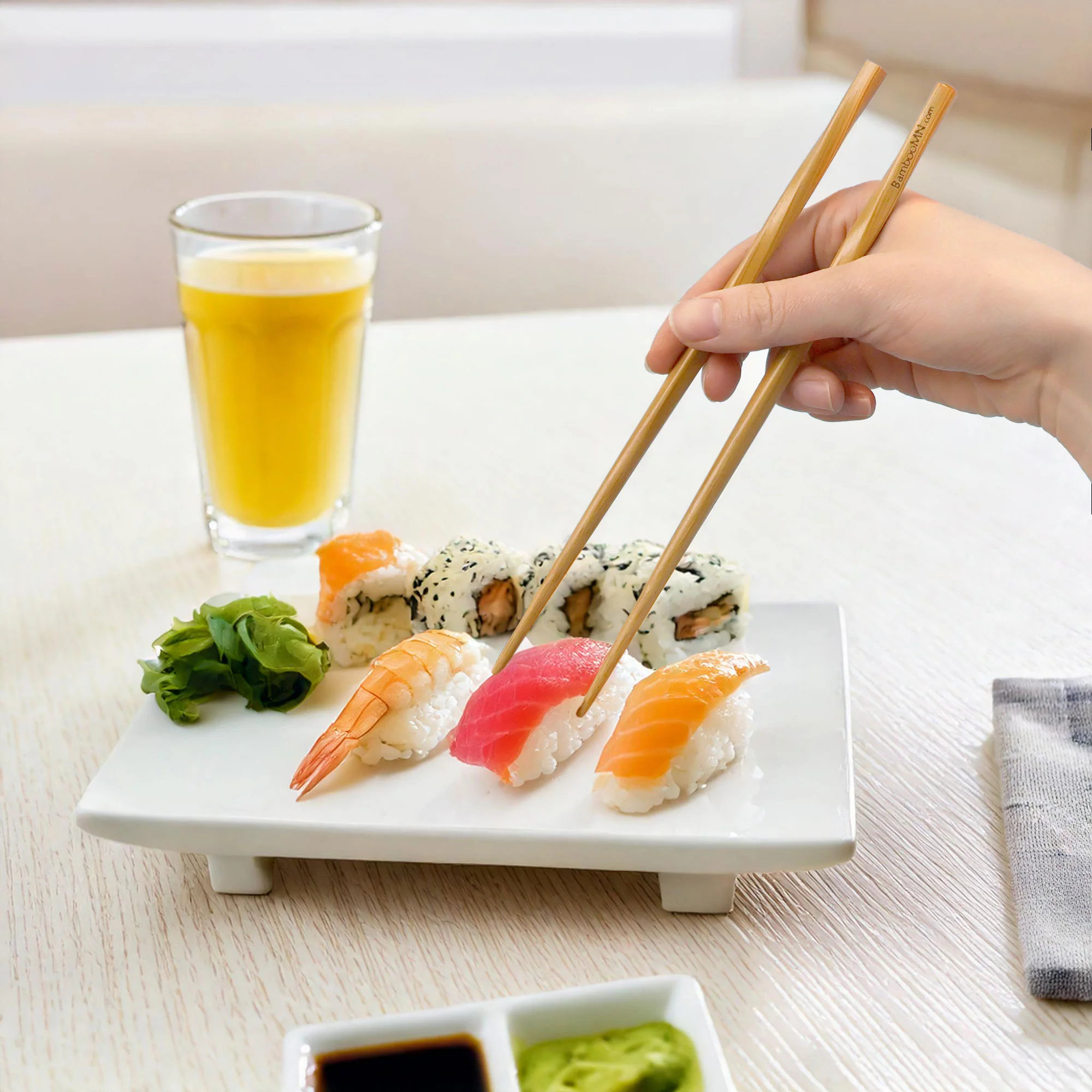 Bamboo Twisted Chopsticks - Image 2