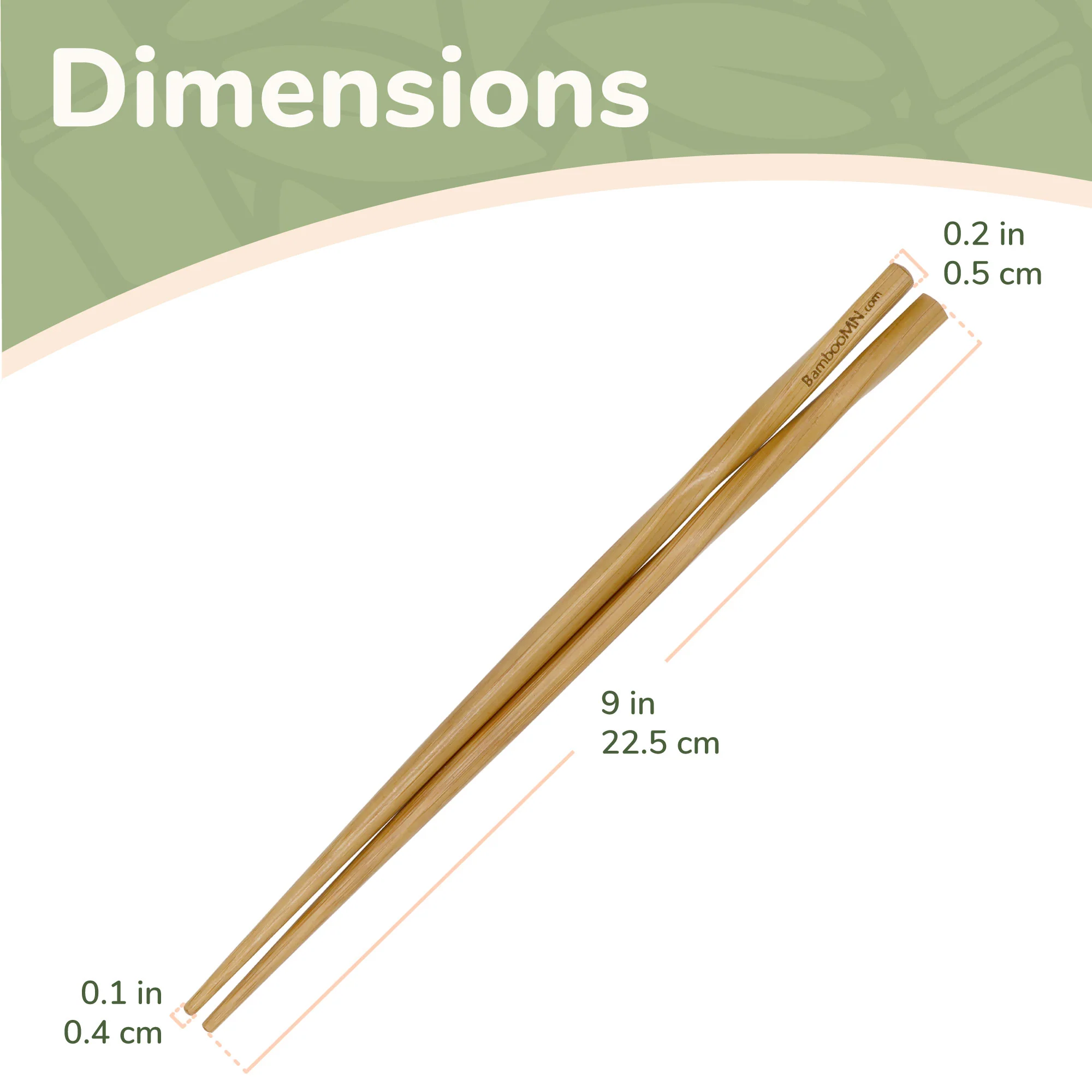 Bamboo Twisted Chopsticks - Image 3