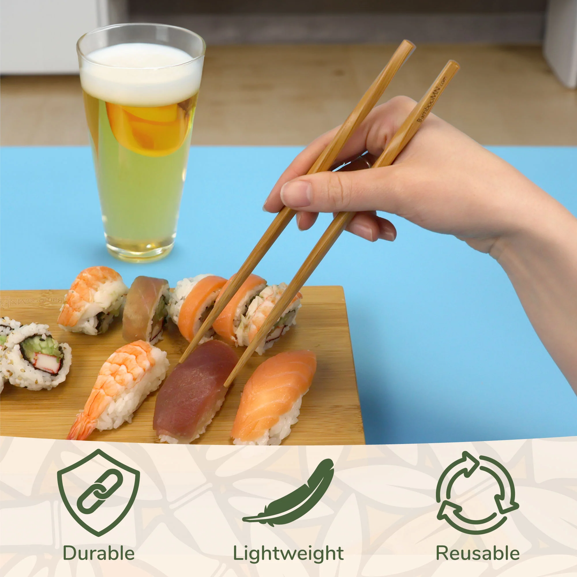 Bamboo Twisted Chopsticks - Image 4