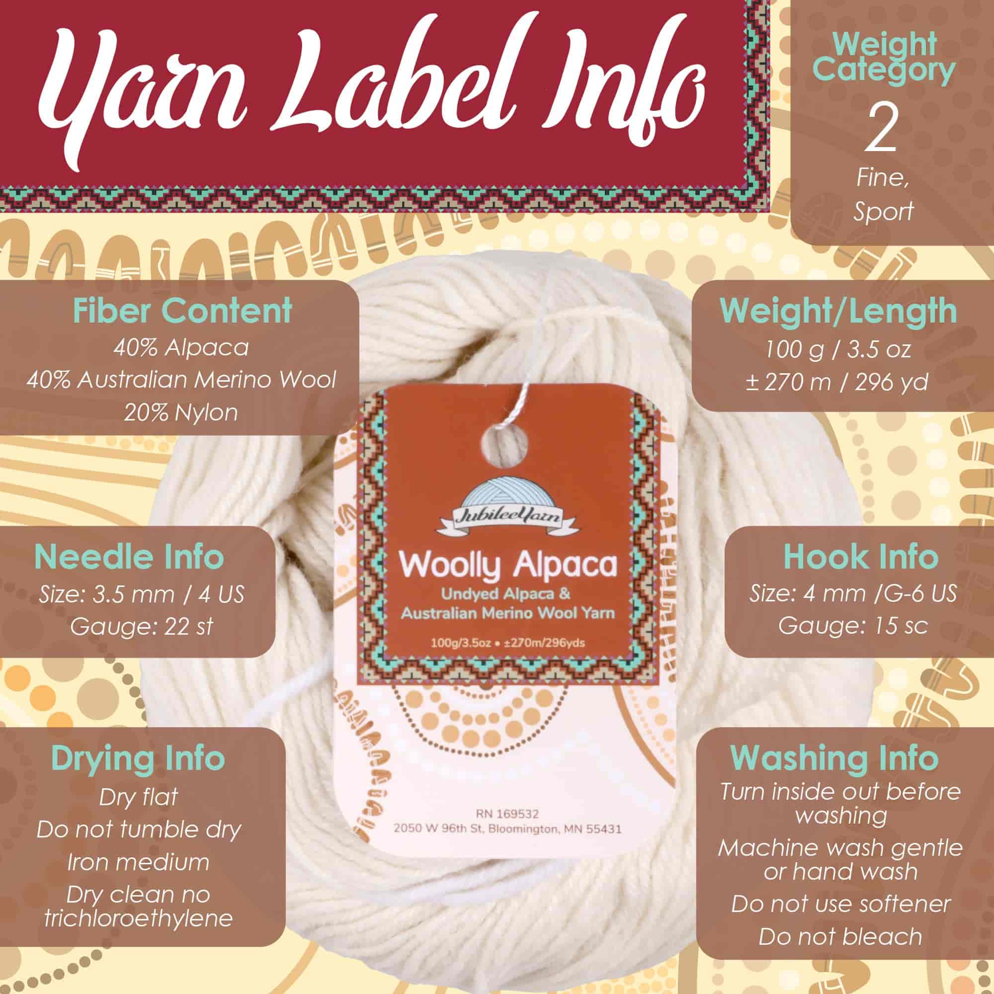 Undyed Woolly Alpaca Yarn - Image 3
