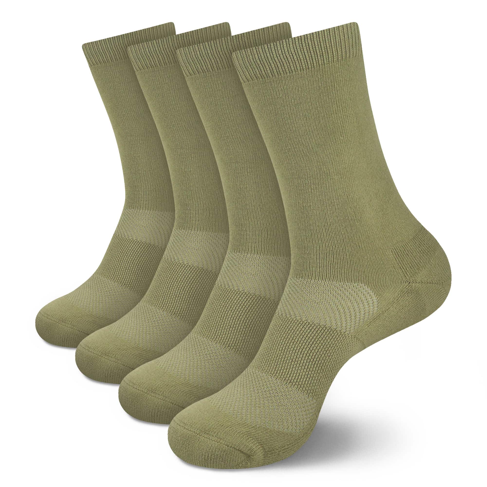 Unisex Athletic Supported Bamboo Rayon Crew Socks - Image 11