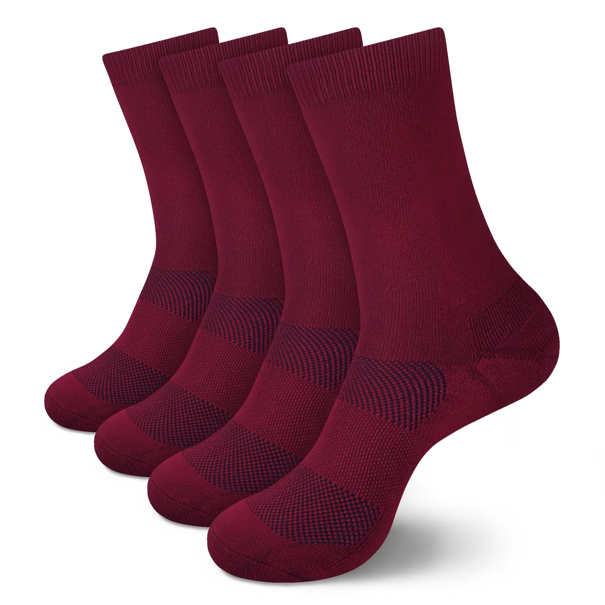 Unisex Athletic Supported Bamboo Rayon Crew Socks - Image 12