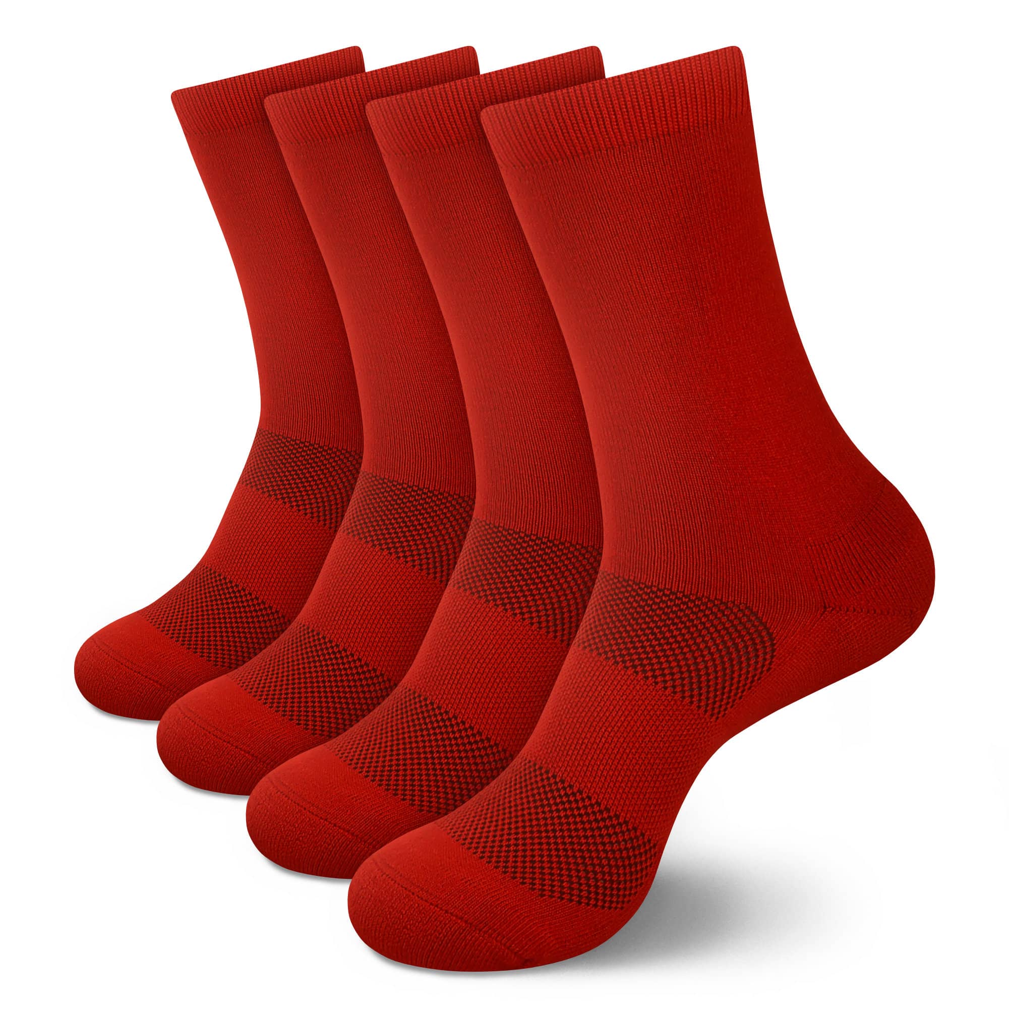 Unisex Athletic Supported Bamboo Rayon Crew Socks - Image 14