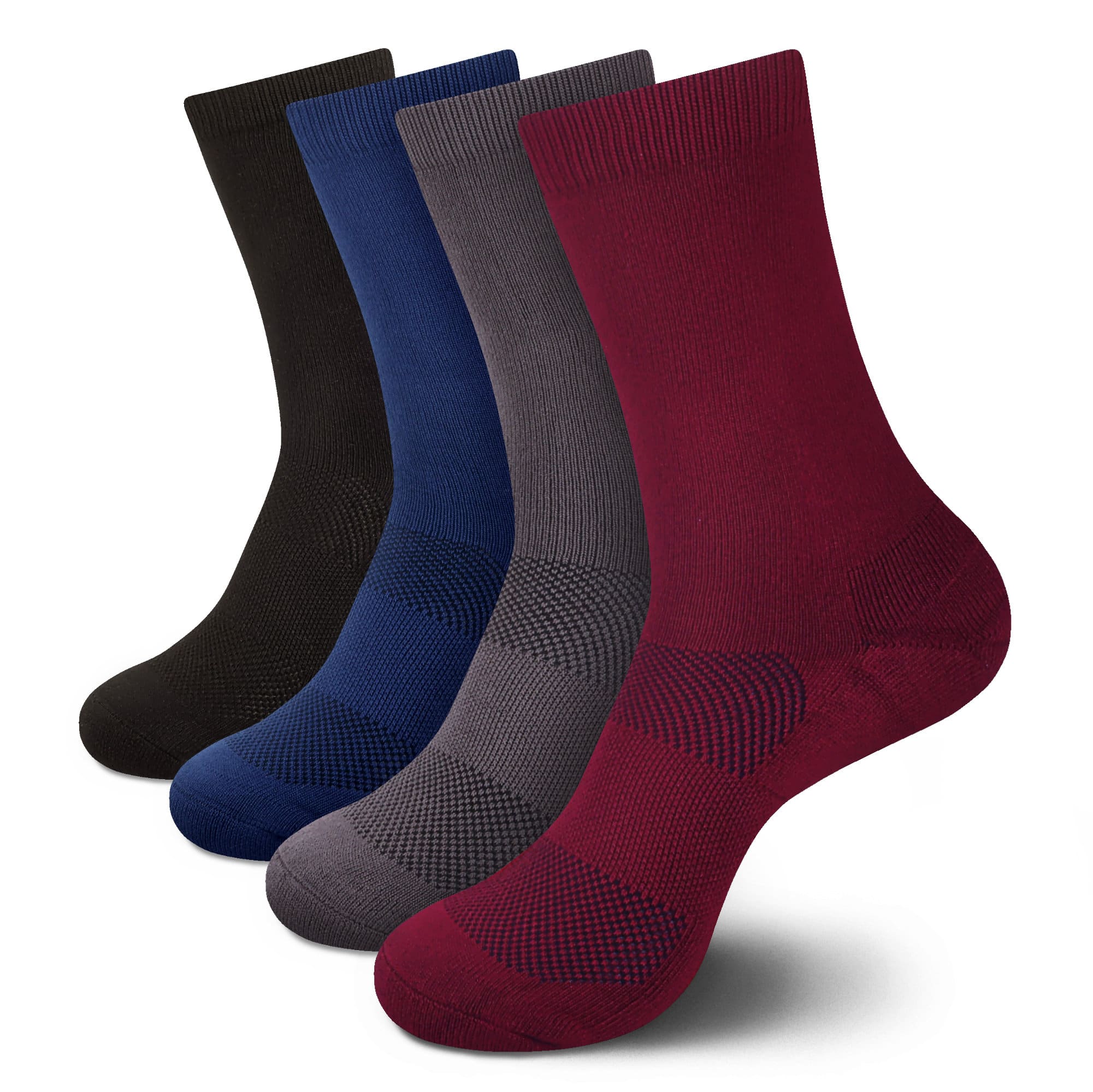 Unisex Athletic Supported Bamboo Rayon Crew Socks - Image 18