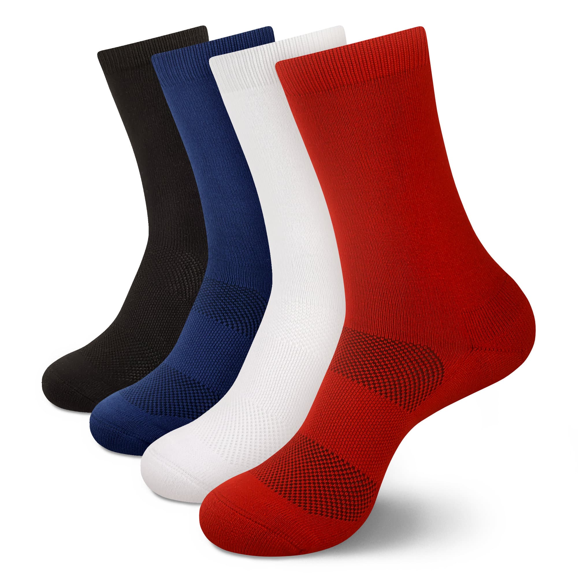 Unisex Athletic Supported Bamboo Rayon Crew Socks - Image 19