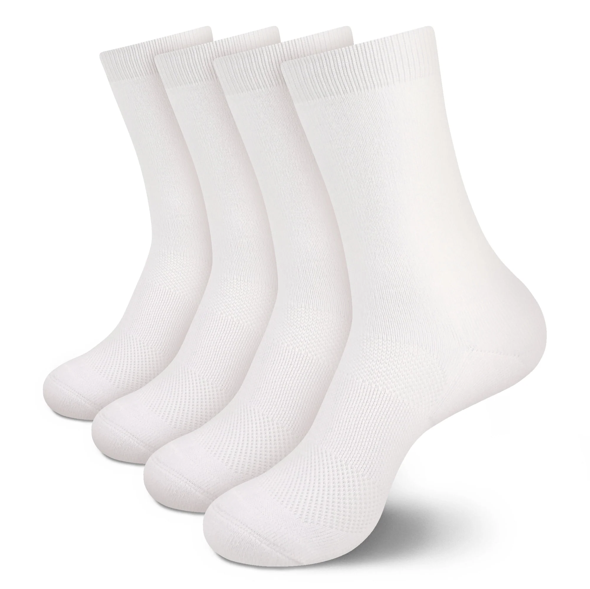 Unisex Athletic Supported Bamboo Rayon Crew Socks - Image 7