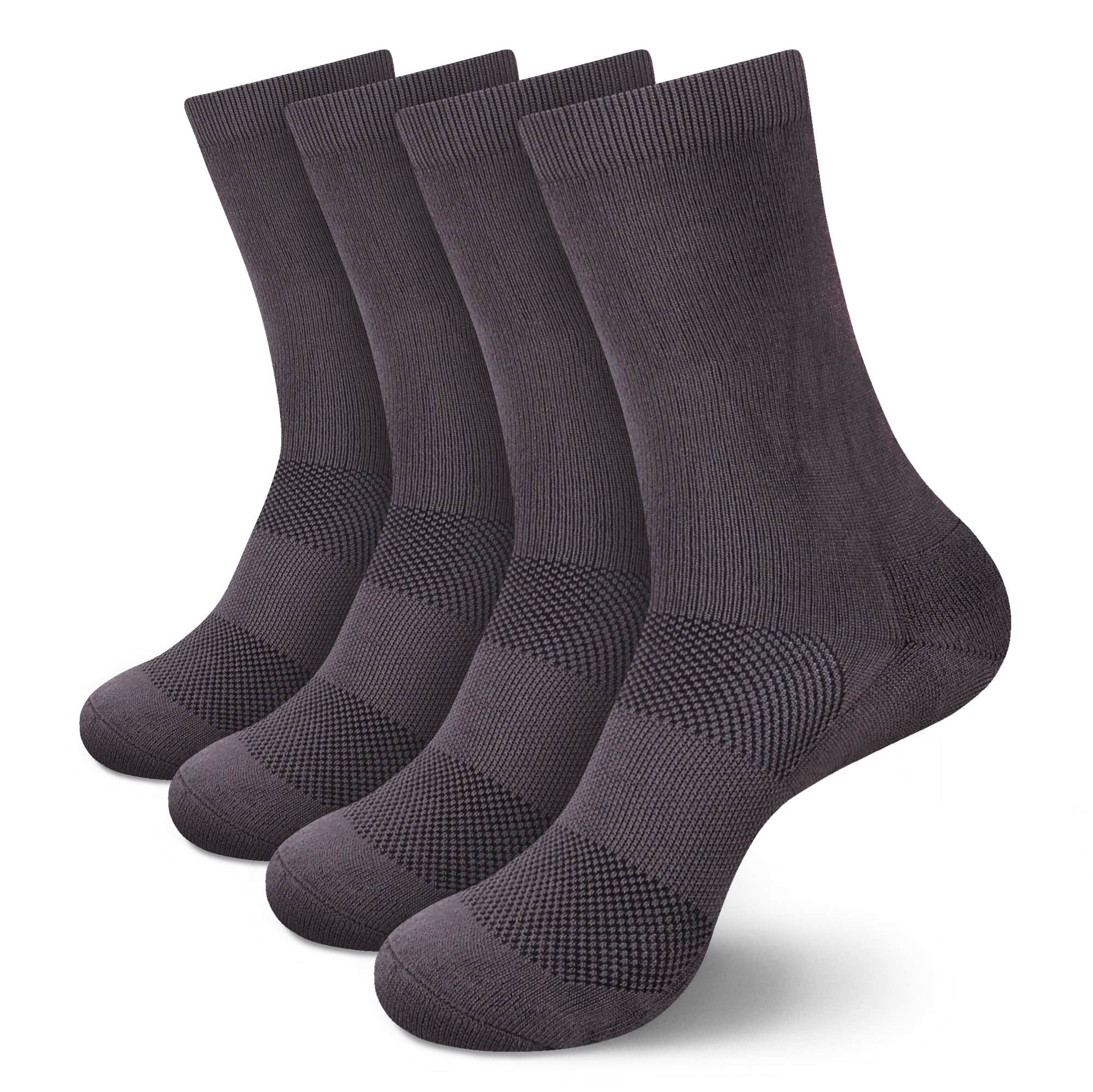 Unisex Athletic Supported Bamboo Rayon Crew Socks - Image 8