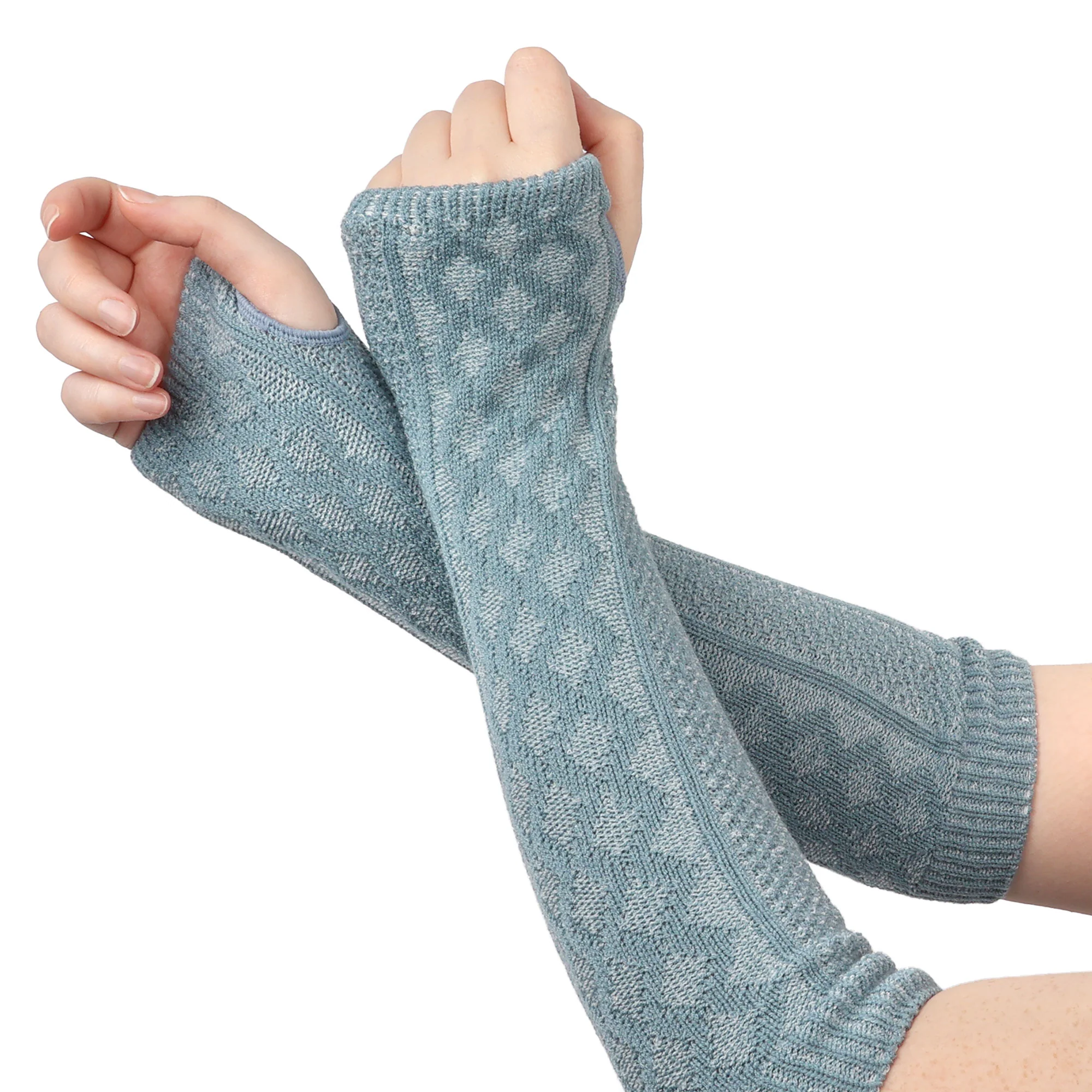 Unlined Fingerless Gloves and Arm Warmers - Image 16