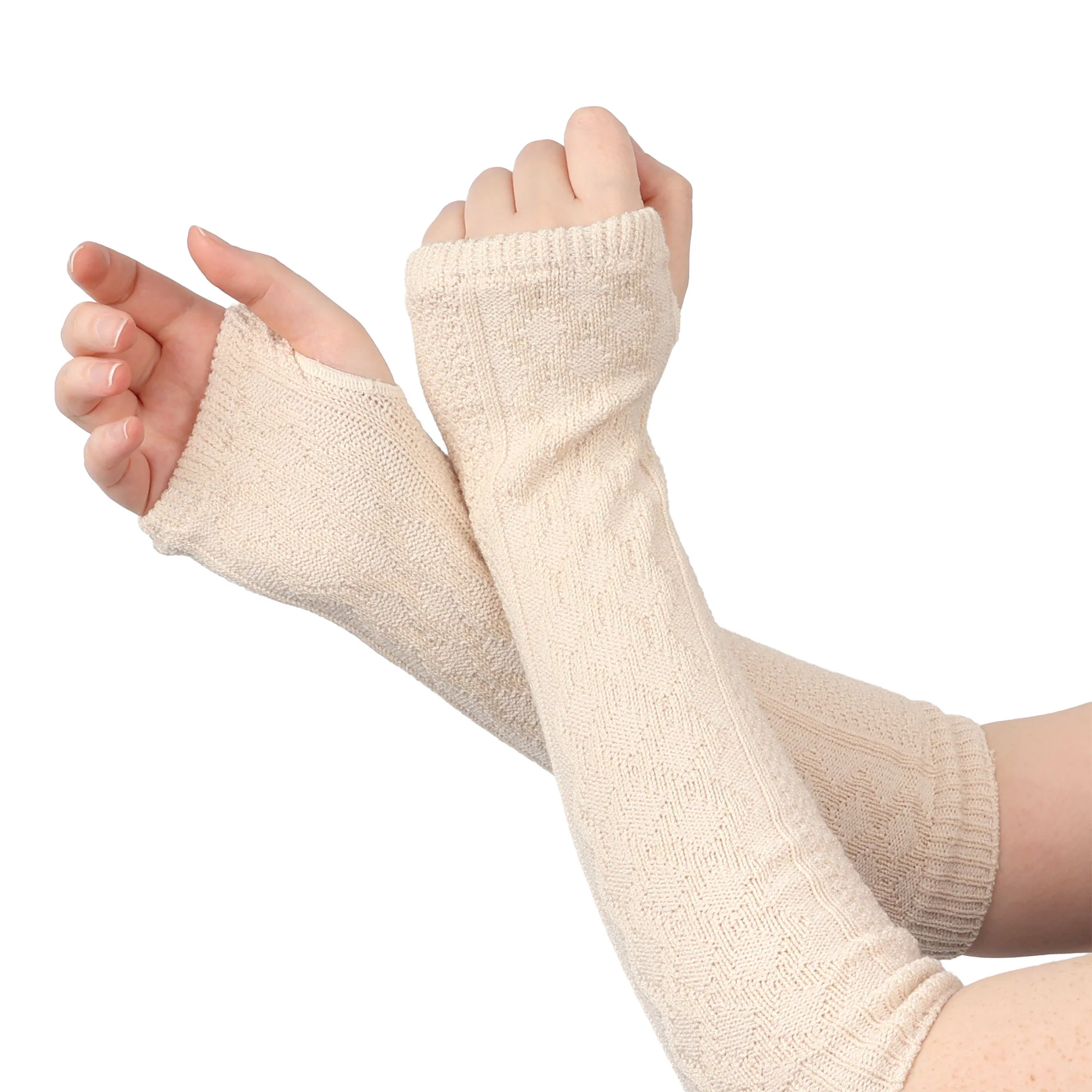 Unlined Fingerless Gloves and Arm Warmers - Image 19