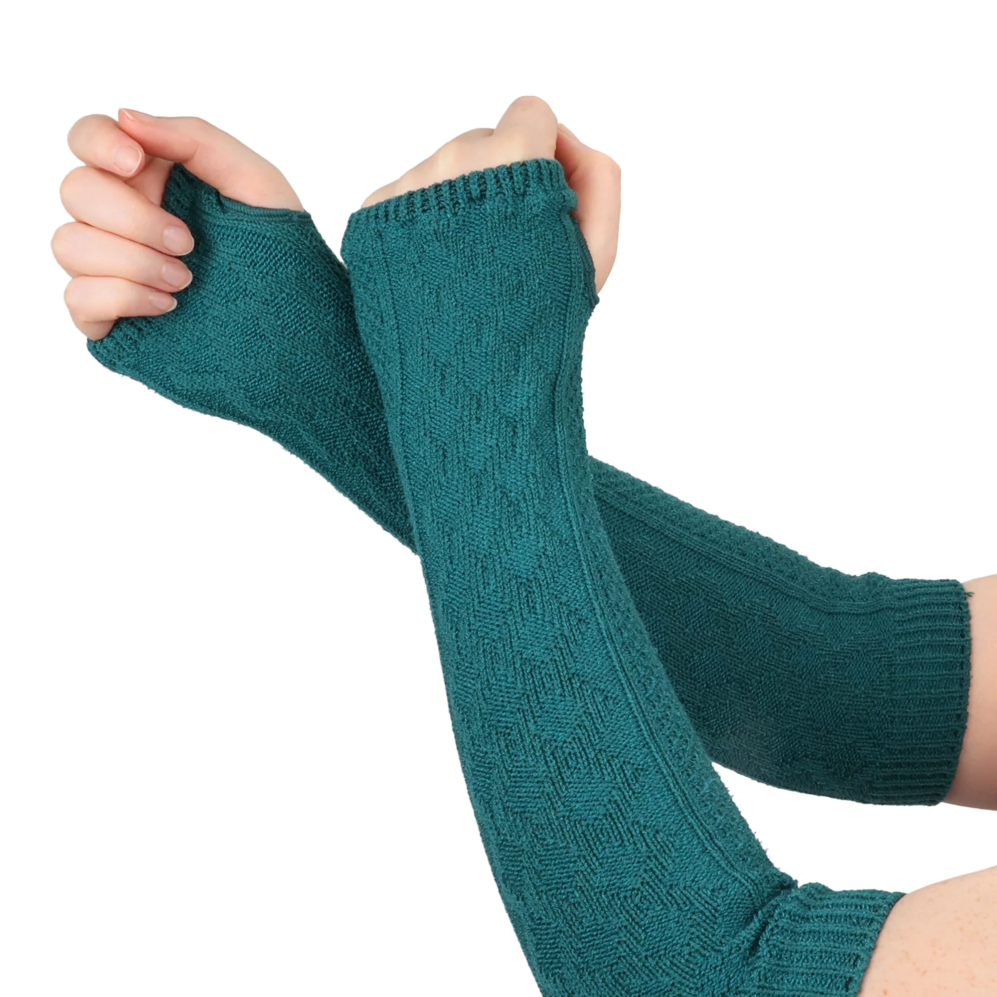 Unlined Fingerless Gloves and Arm Warmers - Image 22