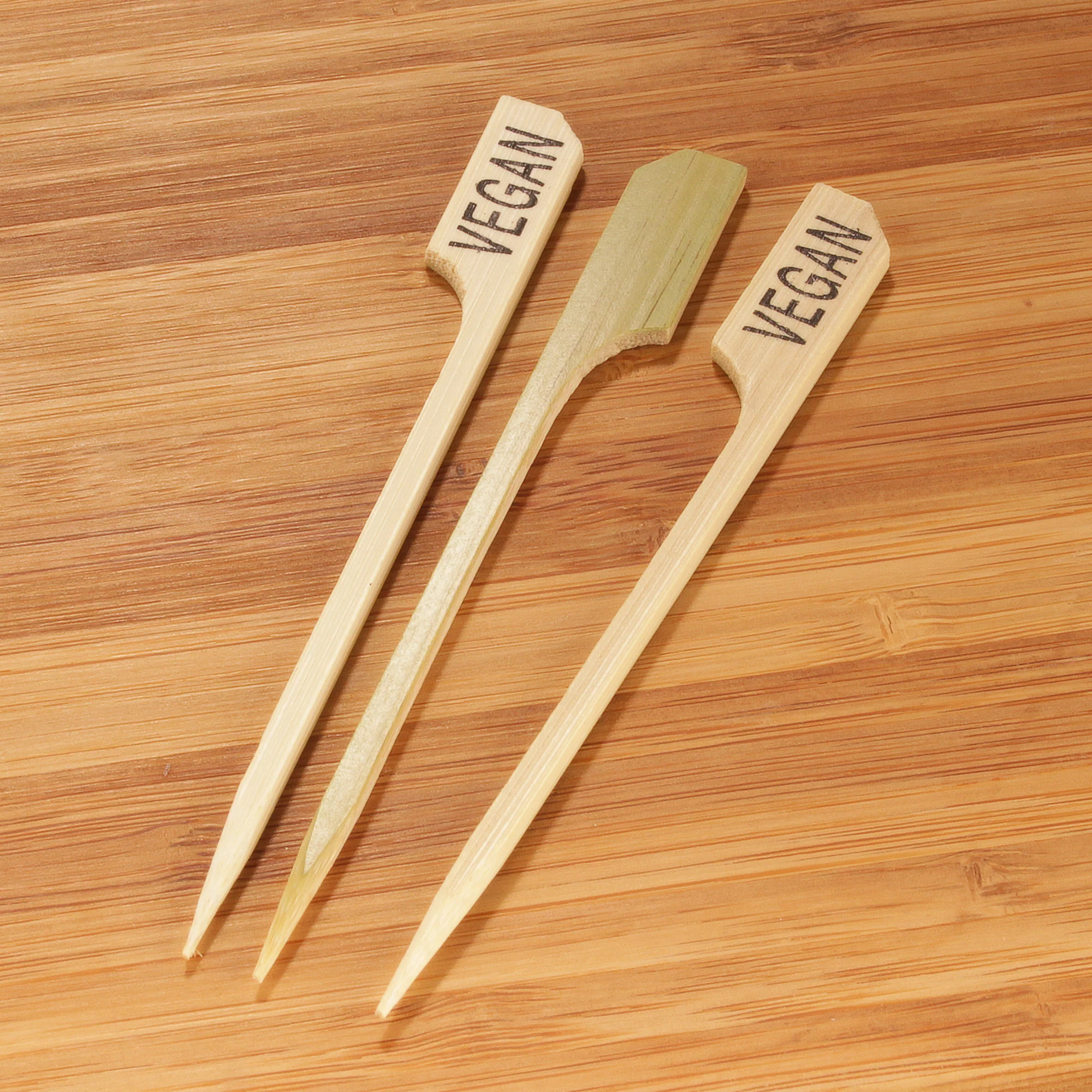 Vegan Paddle Bamboo Food Picks - Image 3