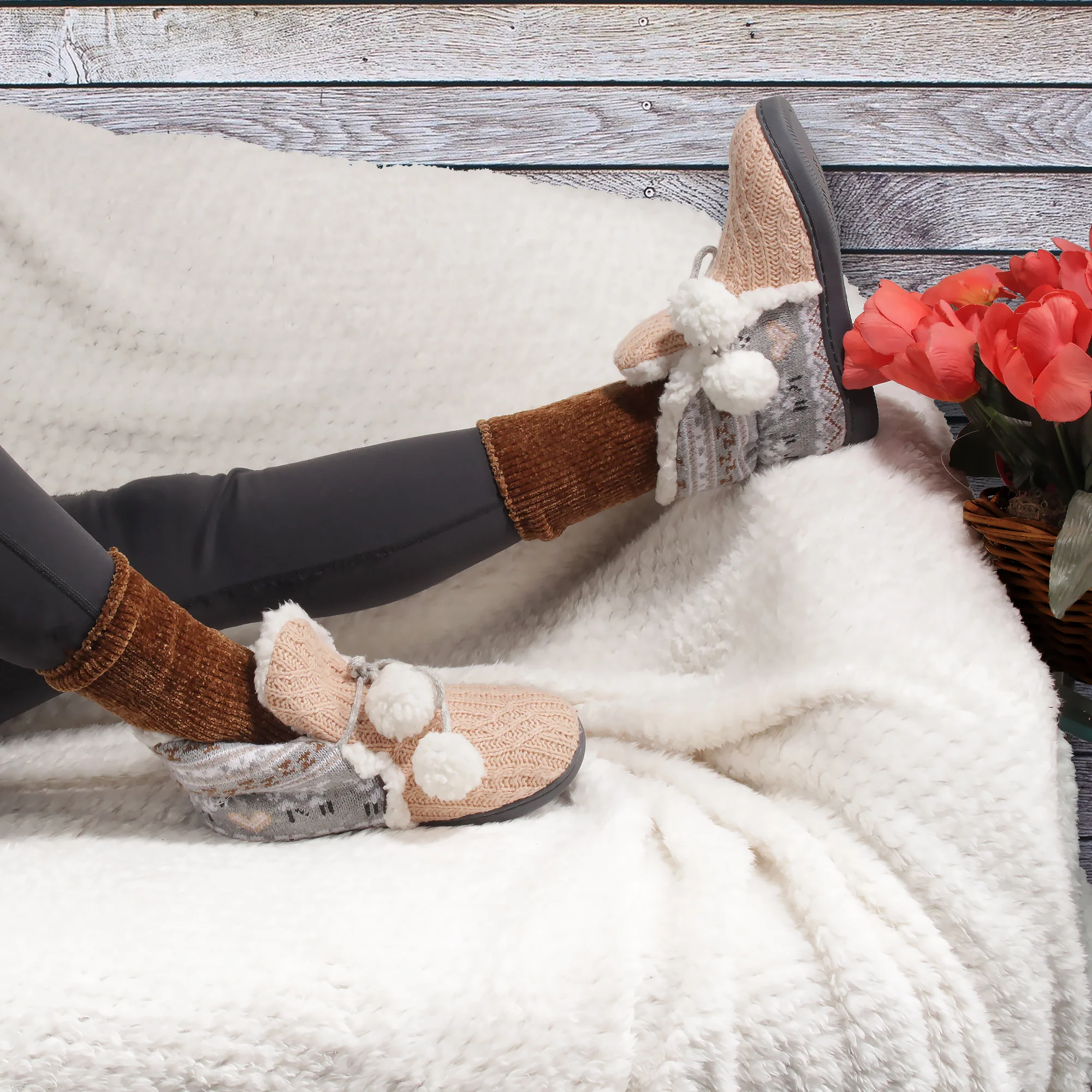 Women's Vintage Chenille Knit Socks - Image 7