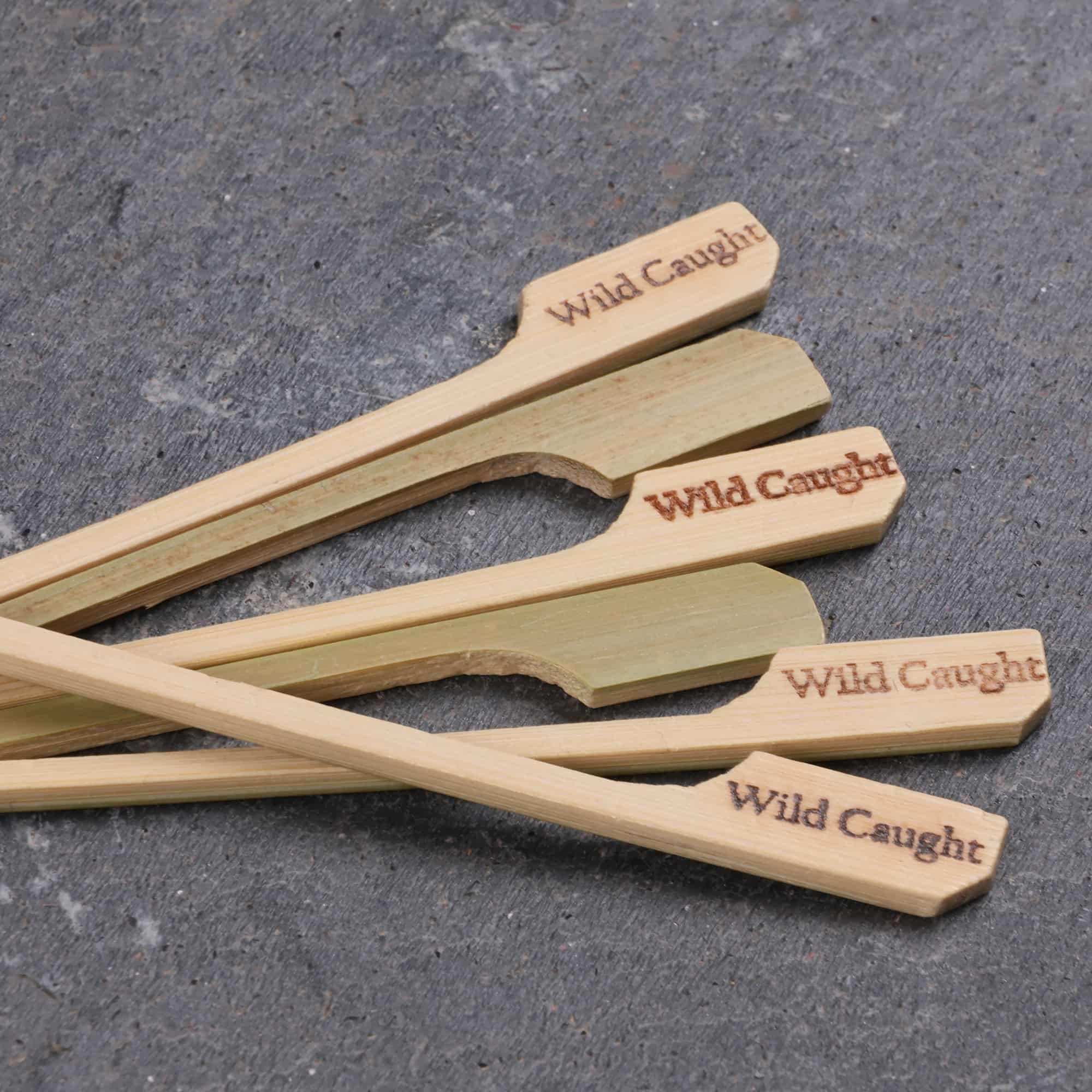 Wild Caught Paddle Bamboo Food Picks - Image 2