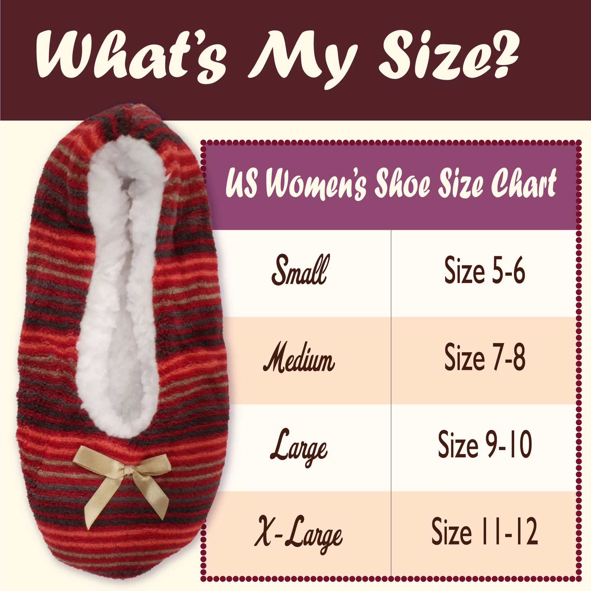 Women's Hearts Stripes Non-Slip Lined Slippers Assortments - Image 6