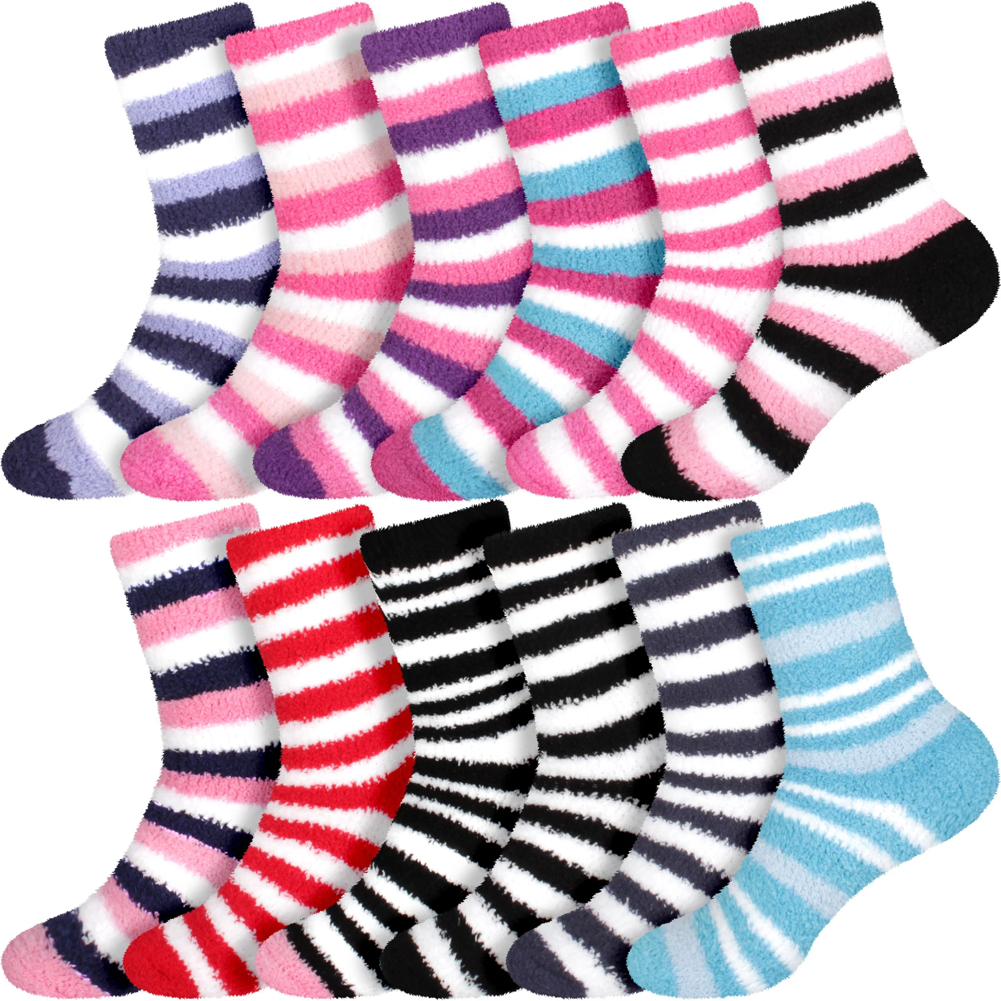Women's Assorted Striped Socks - Image 38