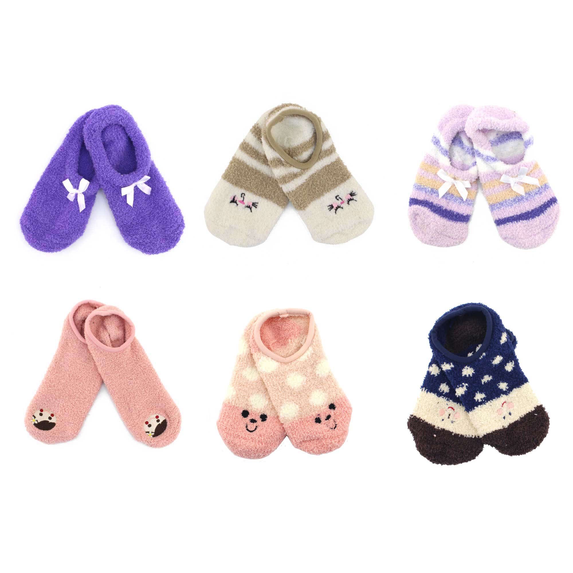 Women's Fuzzy Socks Assortments: 12 Pairs - Image 7
