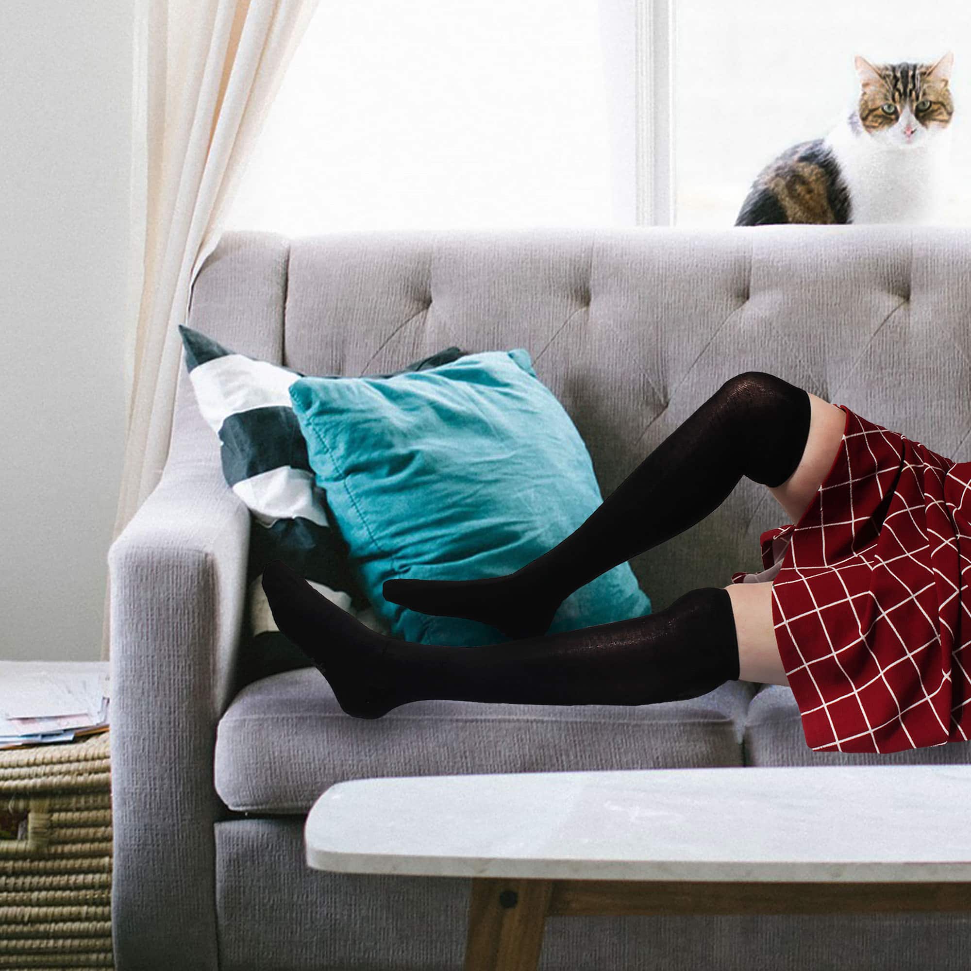 Women's Knee High Bamboo Socks - Image 2