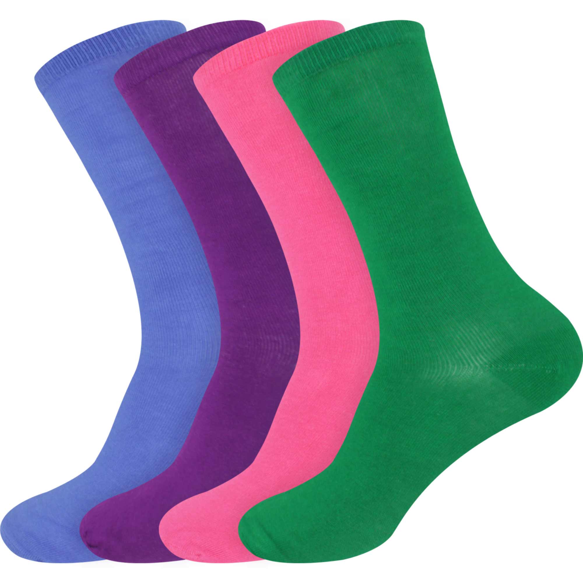 Women's Bamboo Mid-Calf Socks: 4 Pairs - Image 19